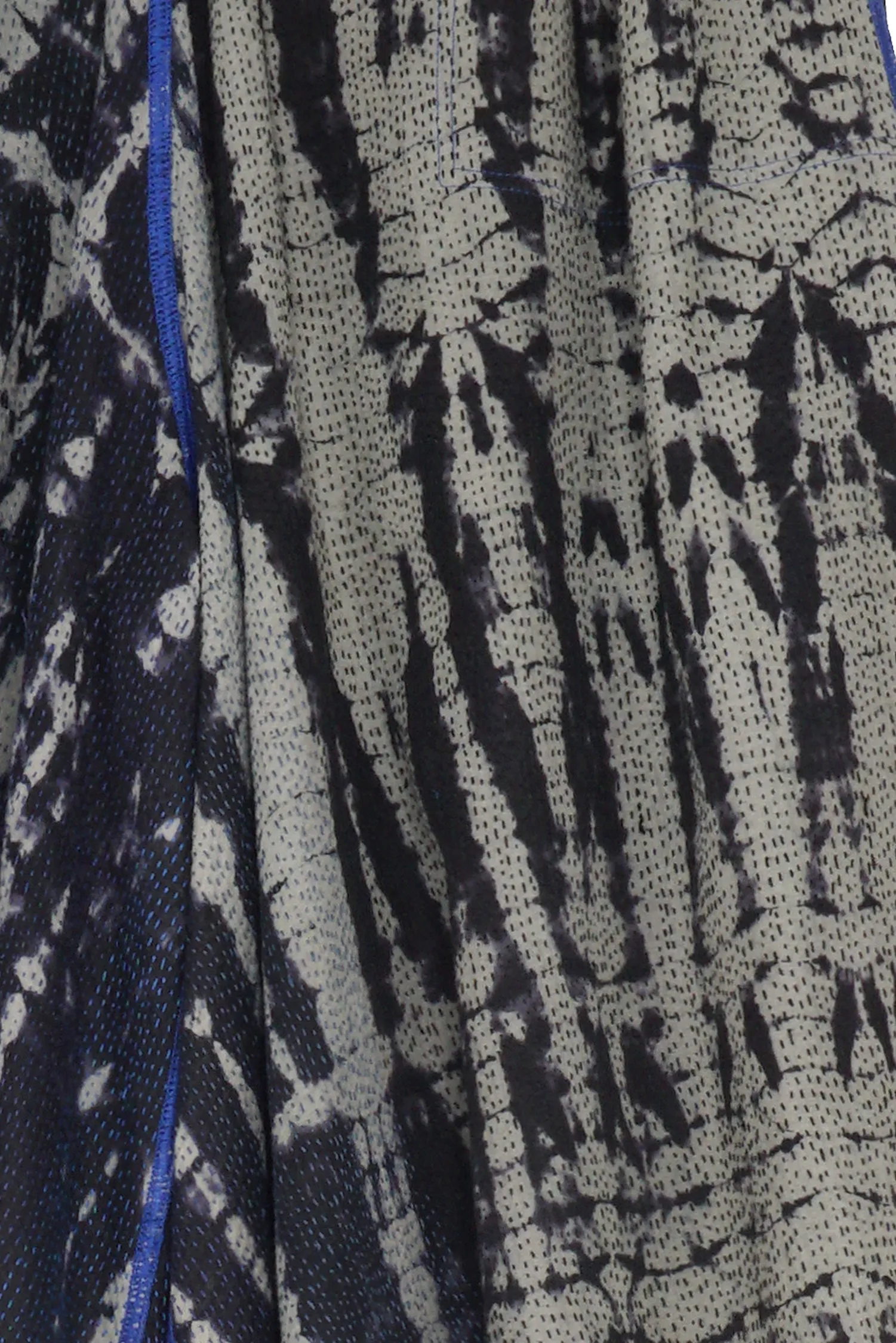 SERPENT PRINT KANTHA WIDE LEG PANTS - sp2623-blk -