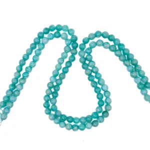Siberian Amazonite 6mm Smooth Rounds Bead Strand