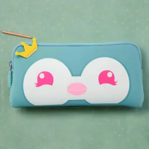 Smily Kiddos Fancy Penguin Pencil Case Light Blue