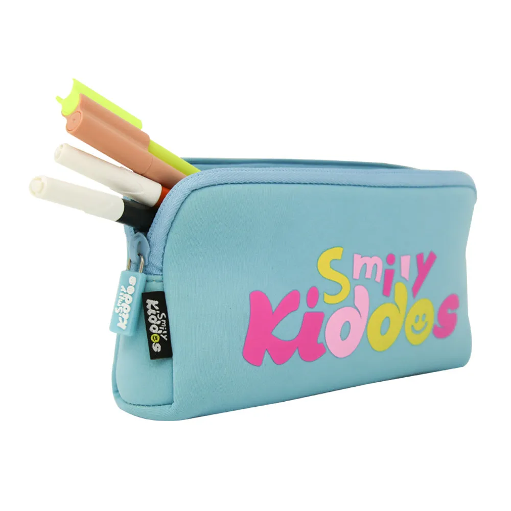 Smily Kiddos Fancy Penguin Pencil Case Light Blue