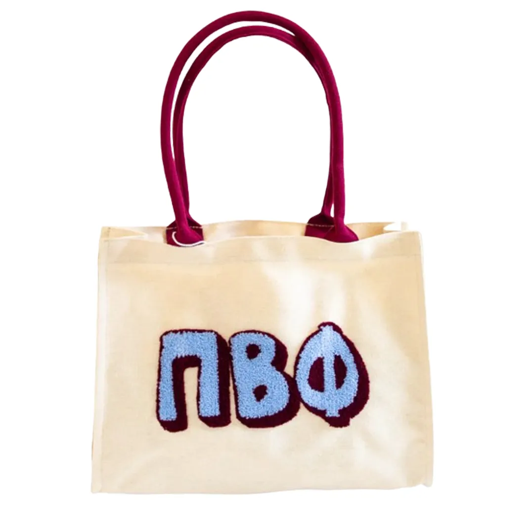 Sorority Chenille Gift Tote