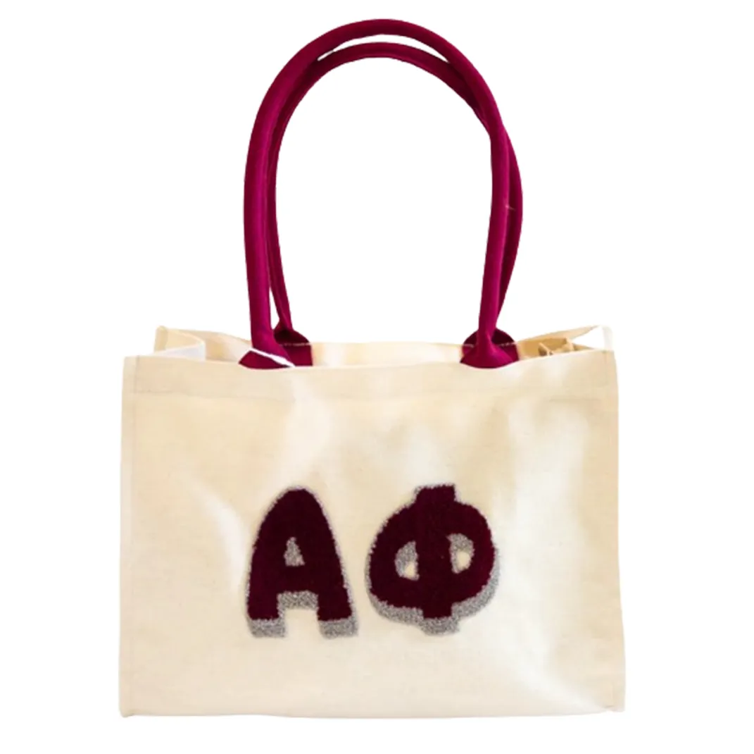 Sorority Chenille Gift Tote