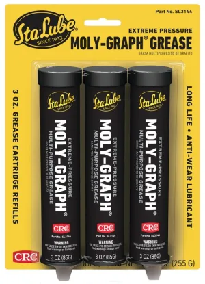 Sta-Lube SL3144 Grease, 2, 3 oz, Gray :PK  3: QUANTITY: 1