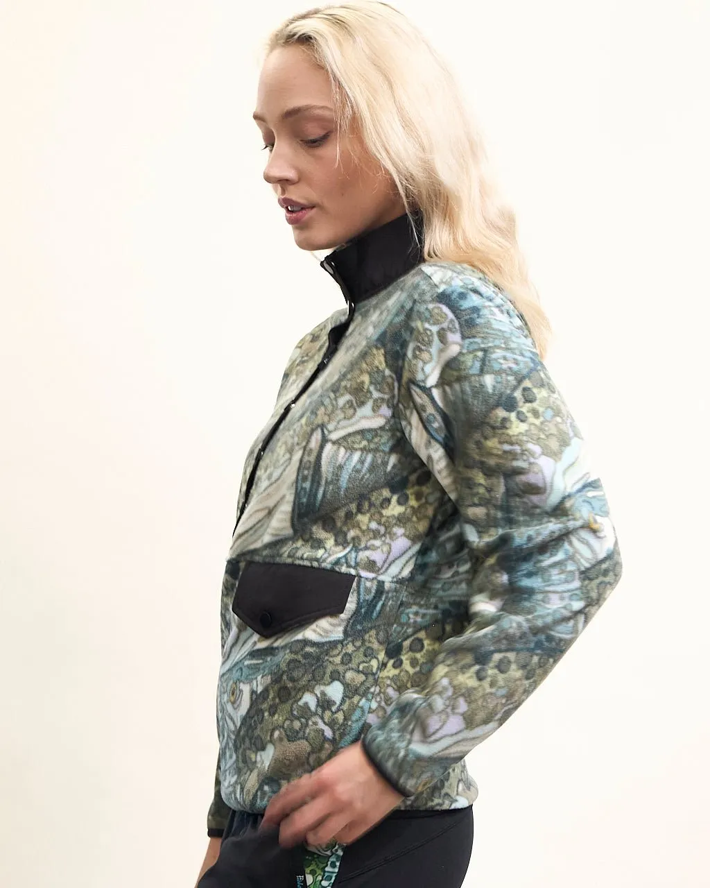 Steel My Heart Riffle Snap Fleece