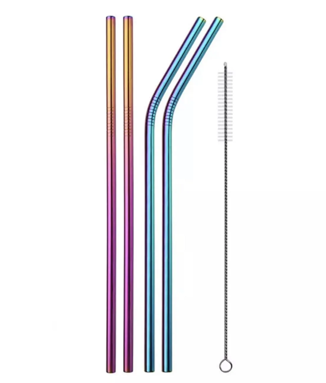 Straws Metal - set of 4 pieces   cleaner