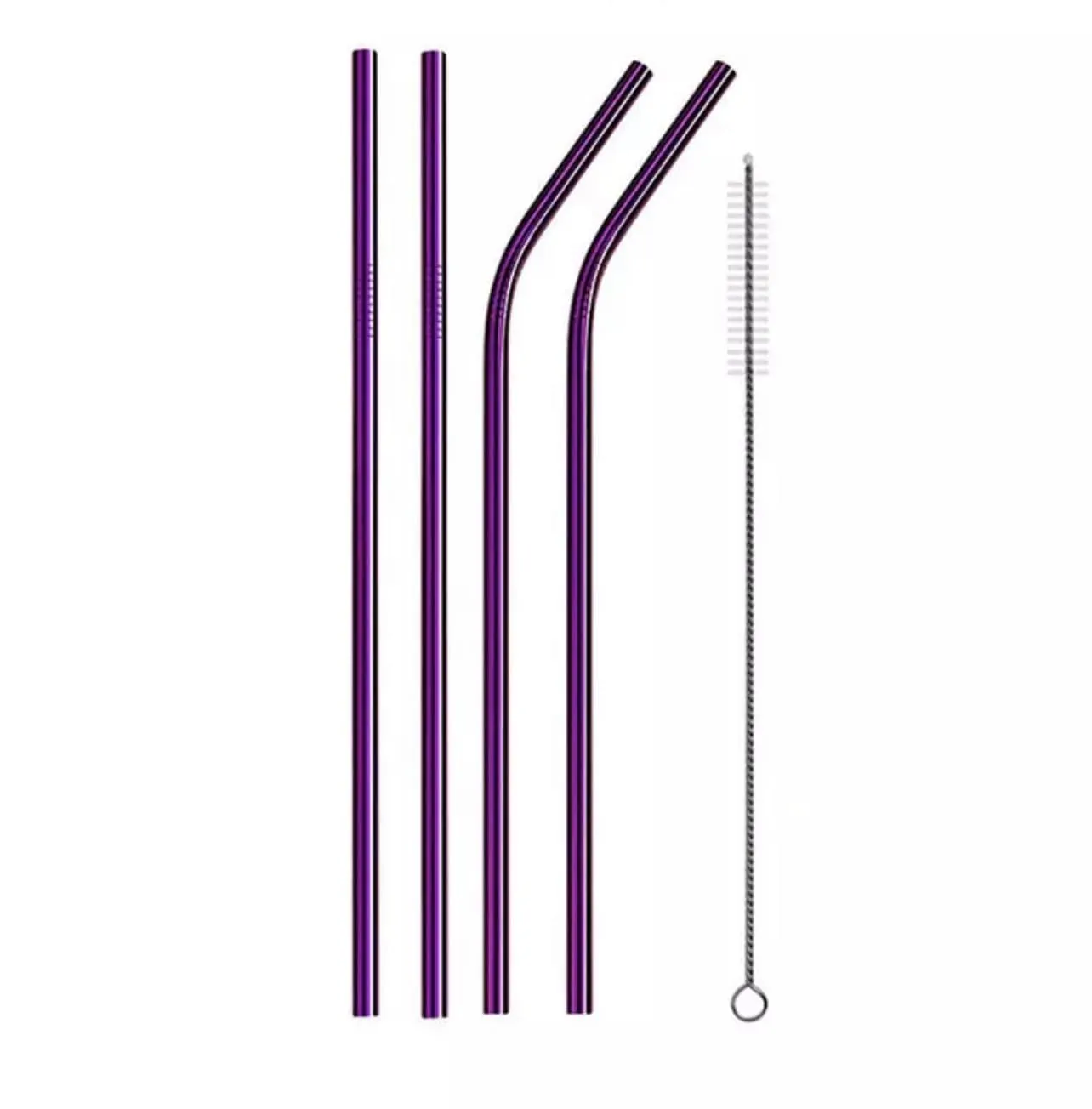 Straws Metal - set of 4 pieces   cleaner