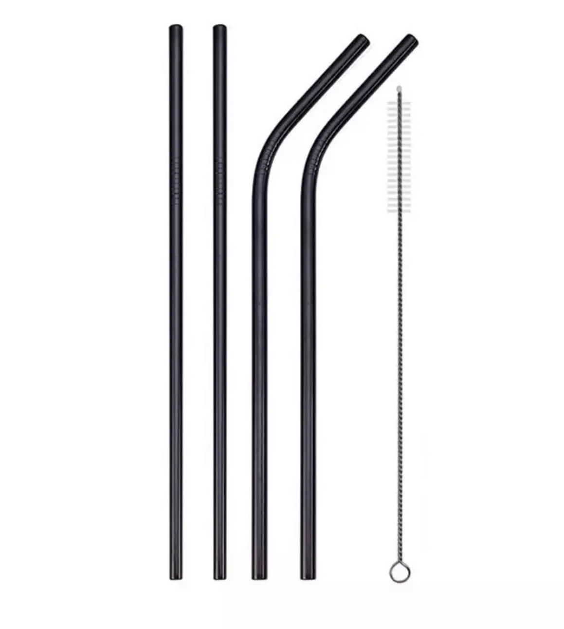 Straws Metal - set of 4 pieces   cleaner