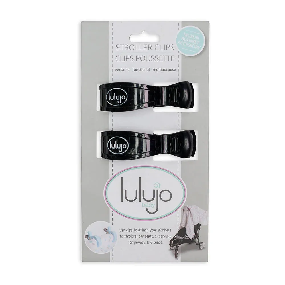 Stroller Clips 2-pack - Black