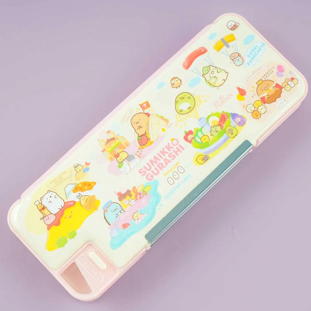 Sumikko Gurashi Food Kingdom Double-Sided Pencil Case