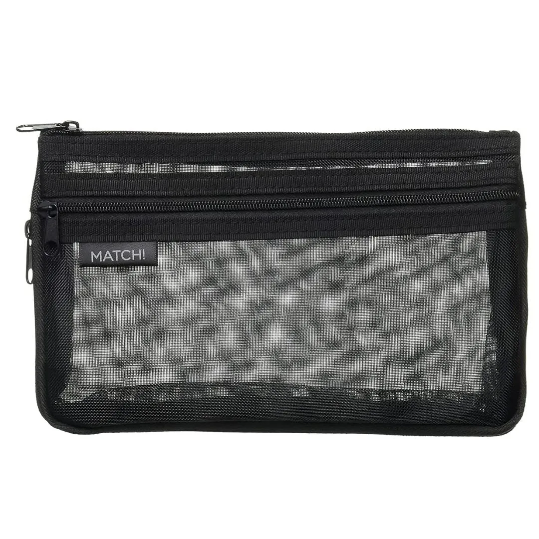 Sun Star Match Mesh Pencil Case