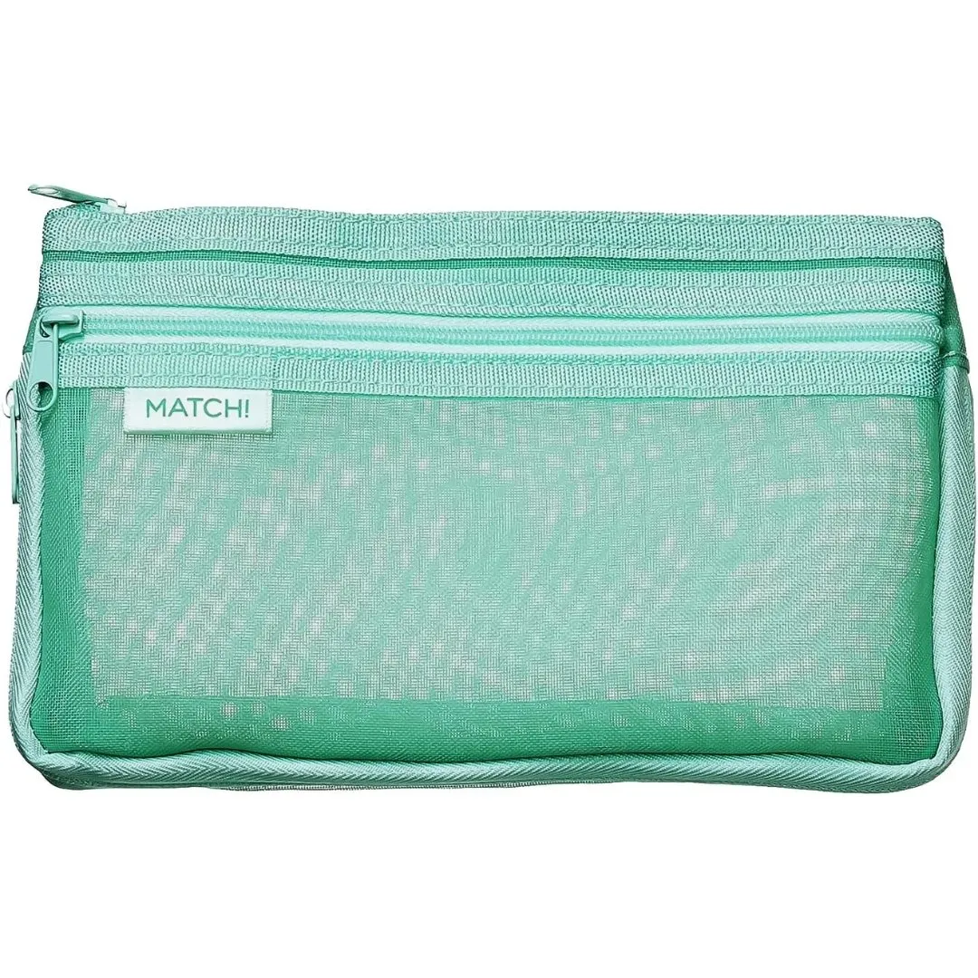 Sun Star Match Mesh Pencil Case