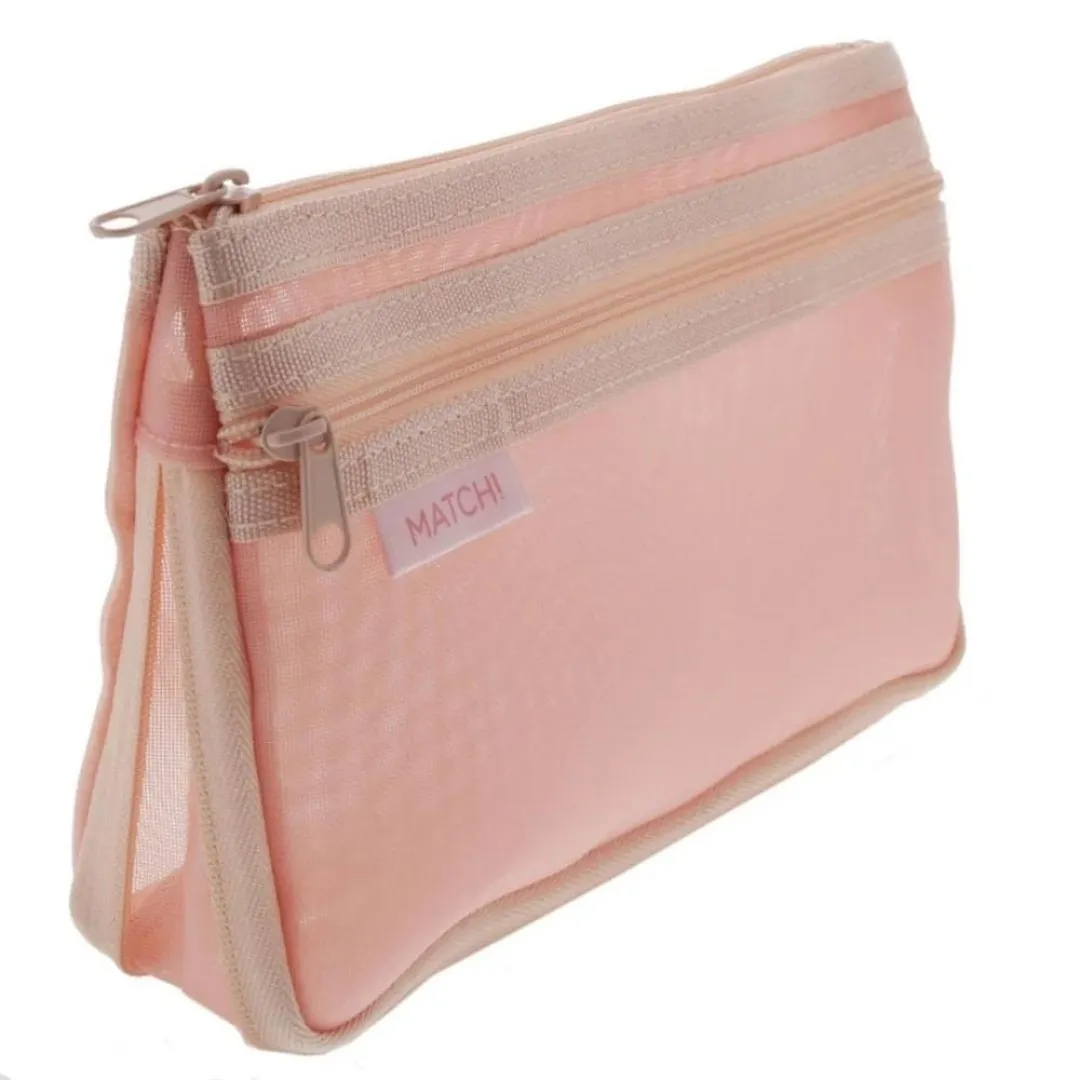 Sun Star Match Mesh Pencil Case