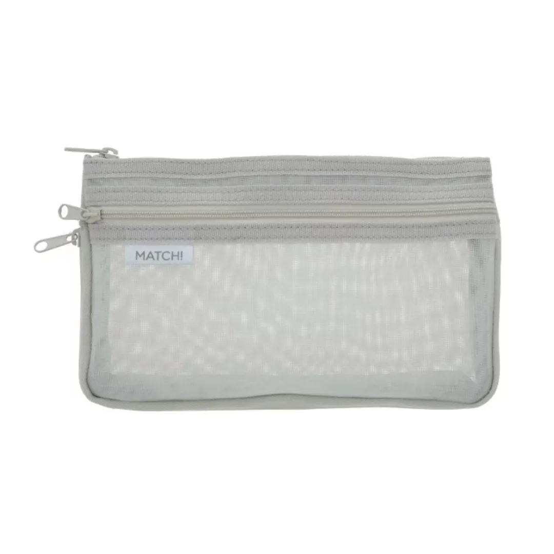 Sun Star Match Mesh Pencil Case