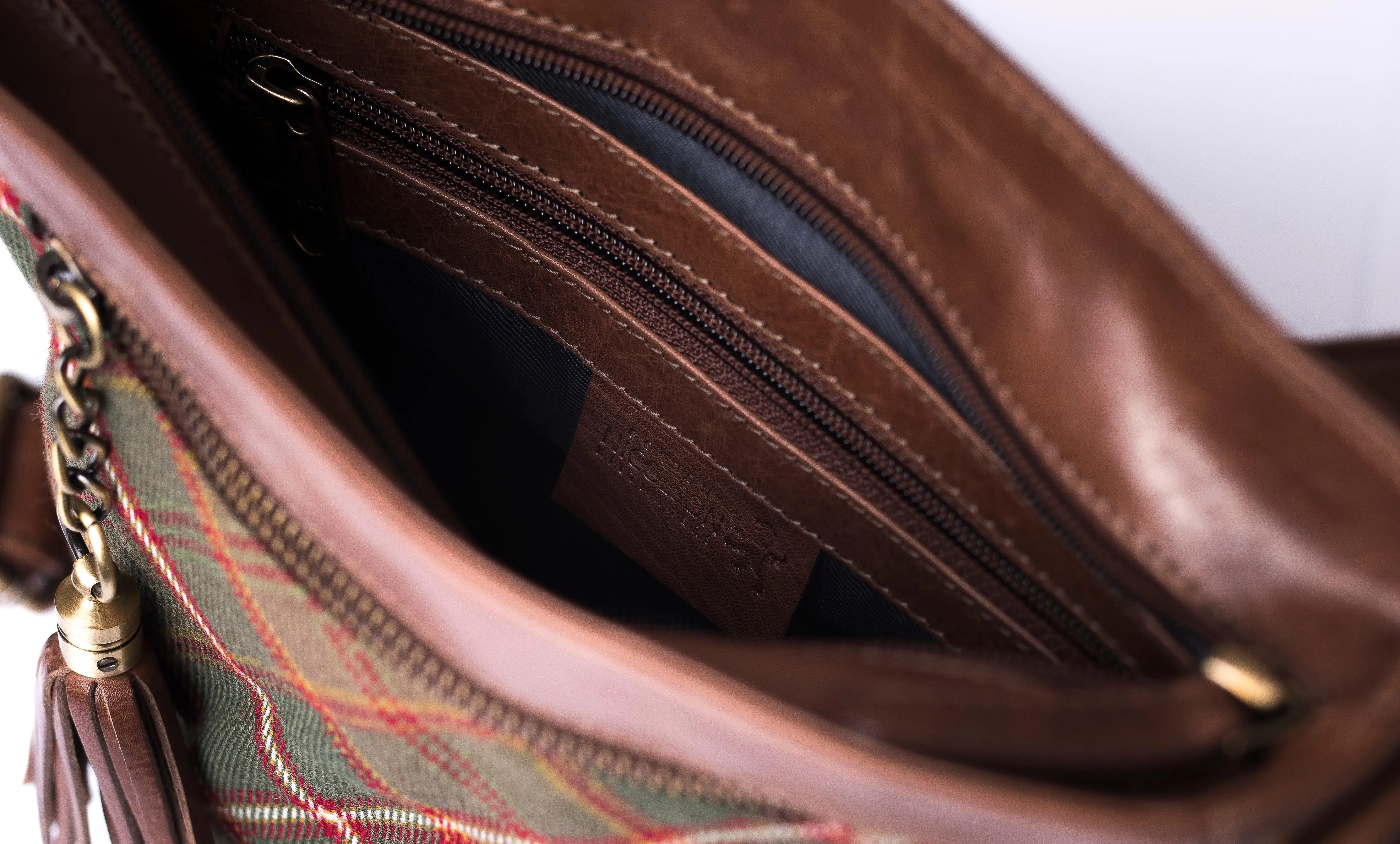 Tartan & Leather Iona Handbag