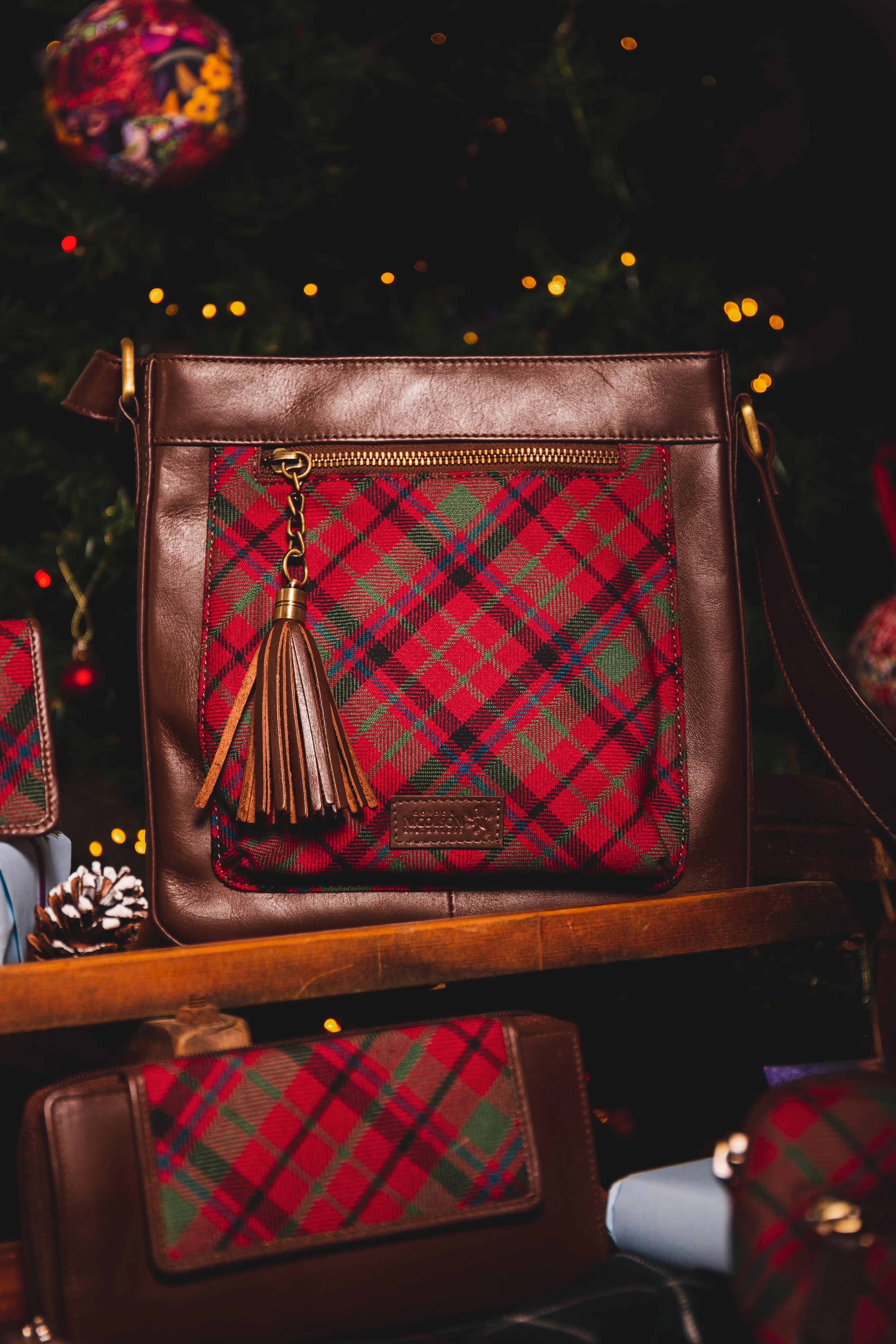 Tartan & Leather Iona Handbag