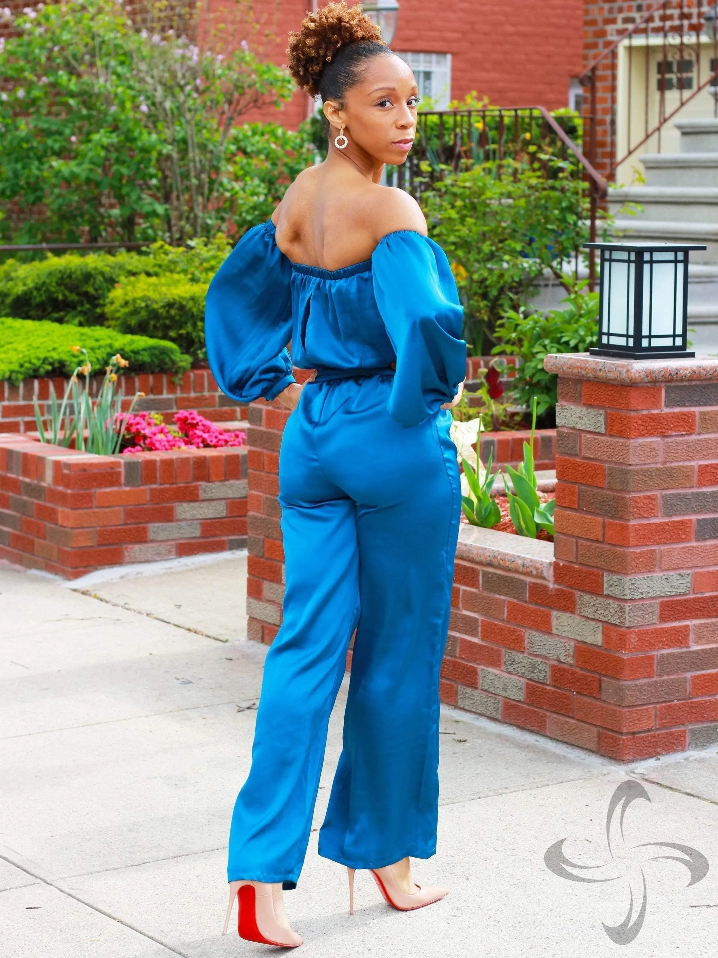 Teal Love | Wide-Leg Jumpsuit