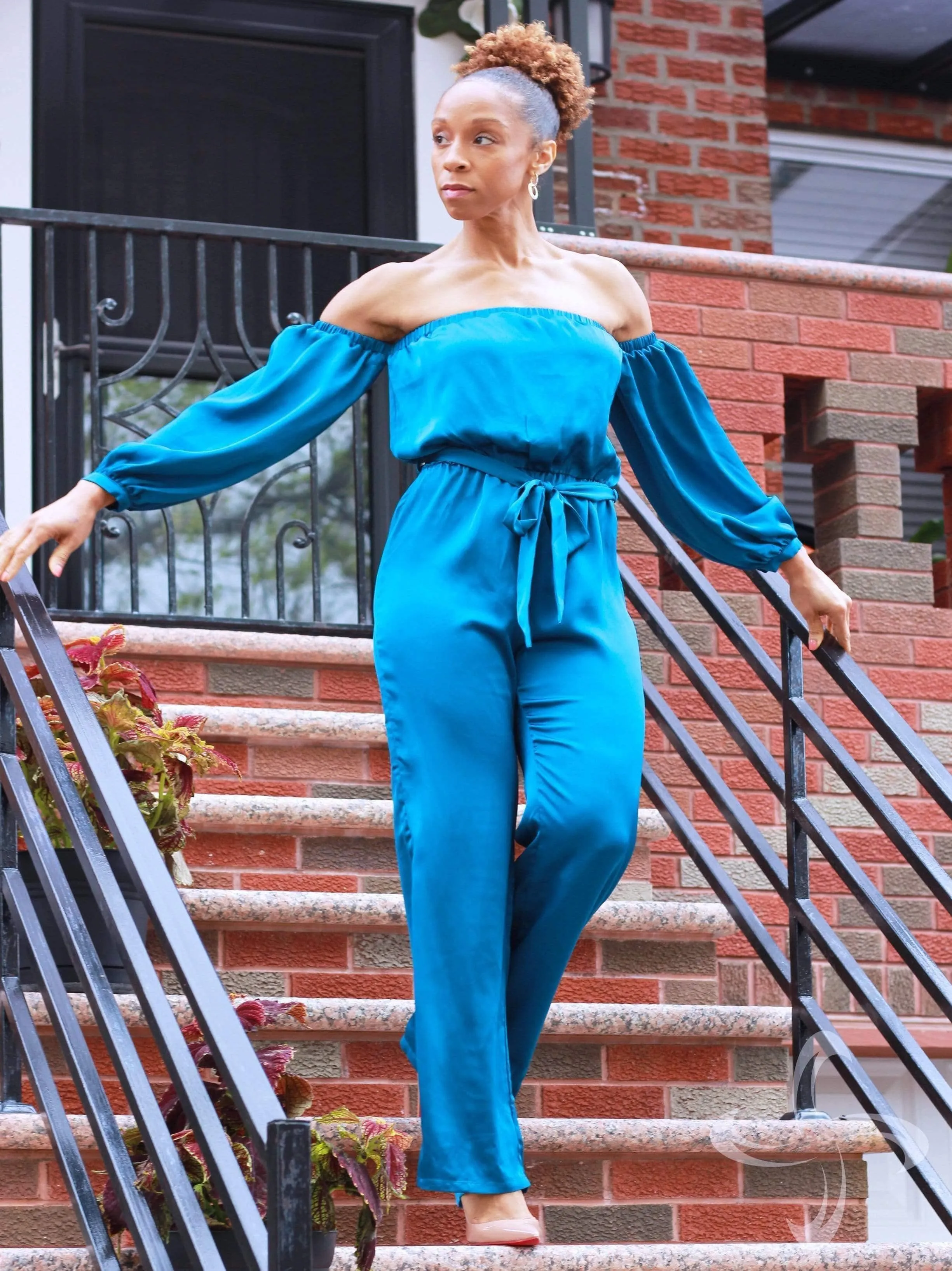 Teal Love | Wide-Leg Jumpsuit