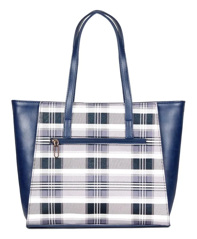 THE CLOWNFISH Agnes Handbag - Stylish & Spacious | Perfect Gift | 9L | Blue
