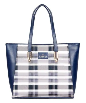 THE CLOWNFISH Agnes Handbag - Stylish & Spacious | Perfect Gift | 9L | Blue