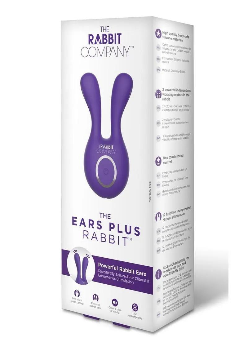 The Ears Plus Rabbit Rechargeable Silicone Stimulator