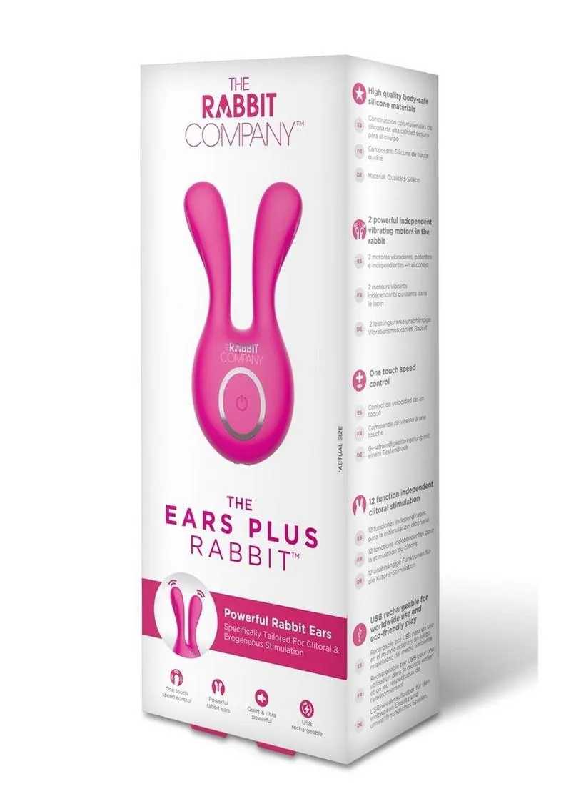 The Ears Plus Rabbit Rechargeable Silicone Stimulator