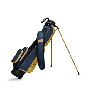 The Loma | Navy   Gold Par 3 Bag