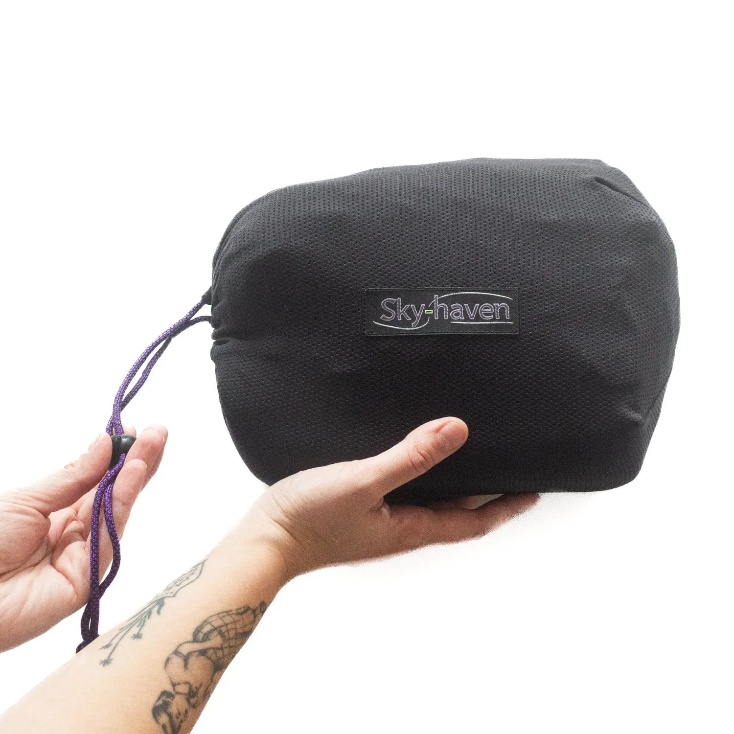 The SLOODIE Black Mesh Throw Bag