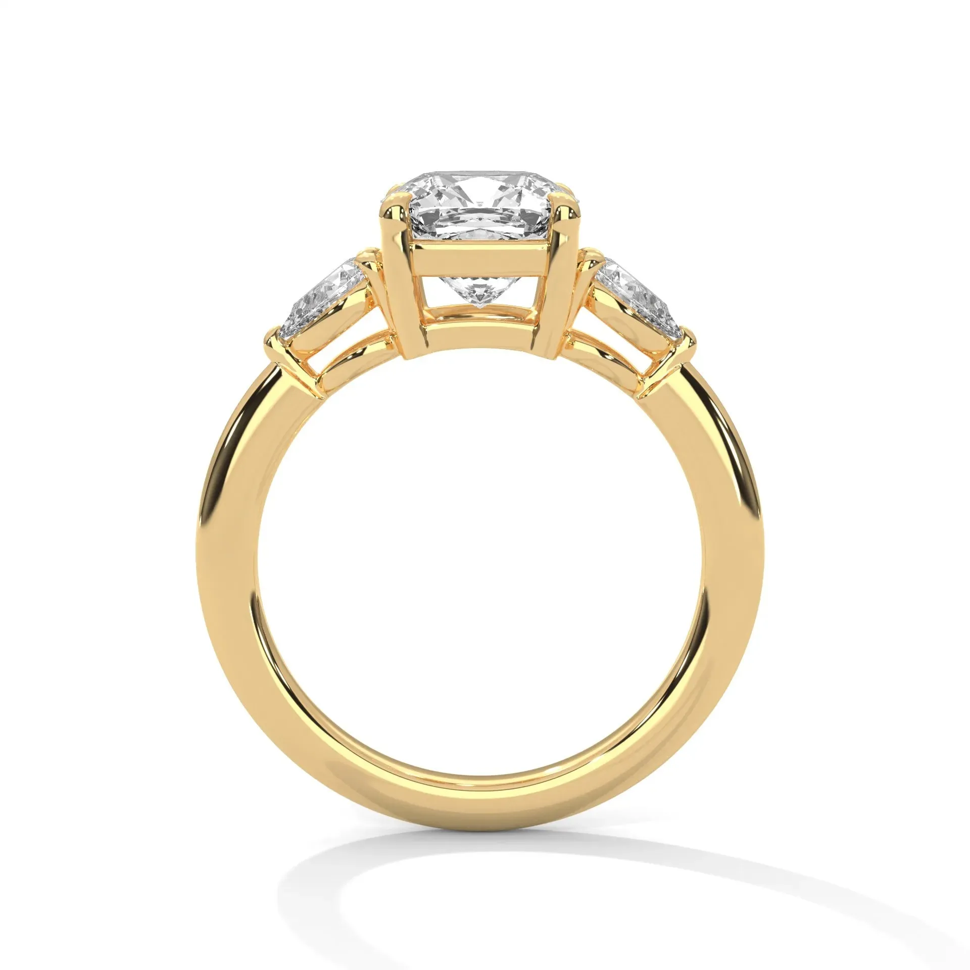 Three Stone Nova Diamond Ring Setting
