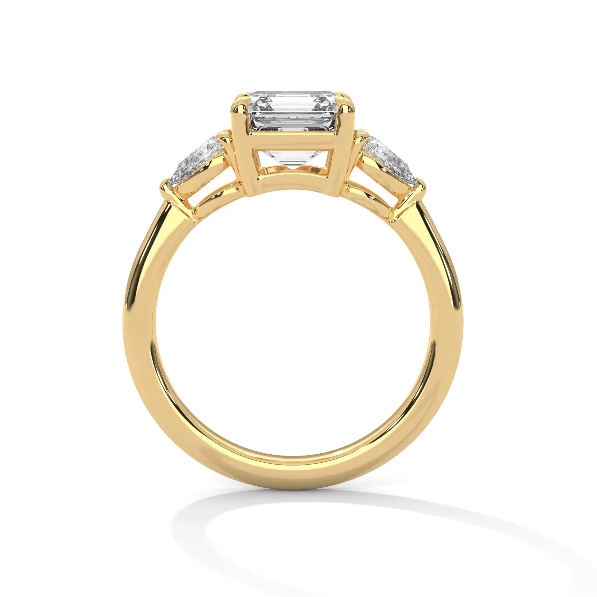 Three Stone Nova Diamond Ring Setting