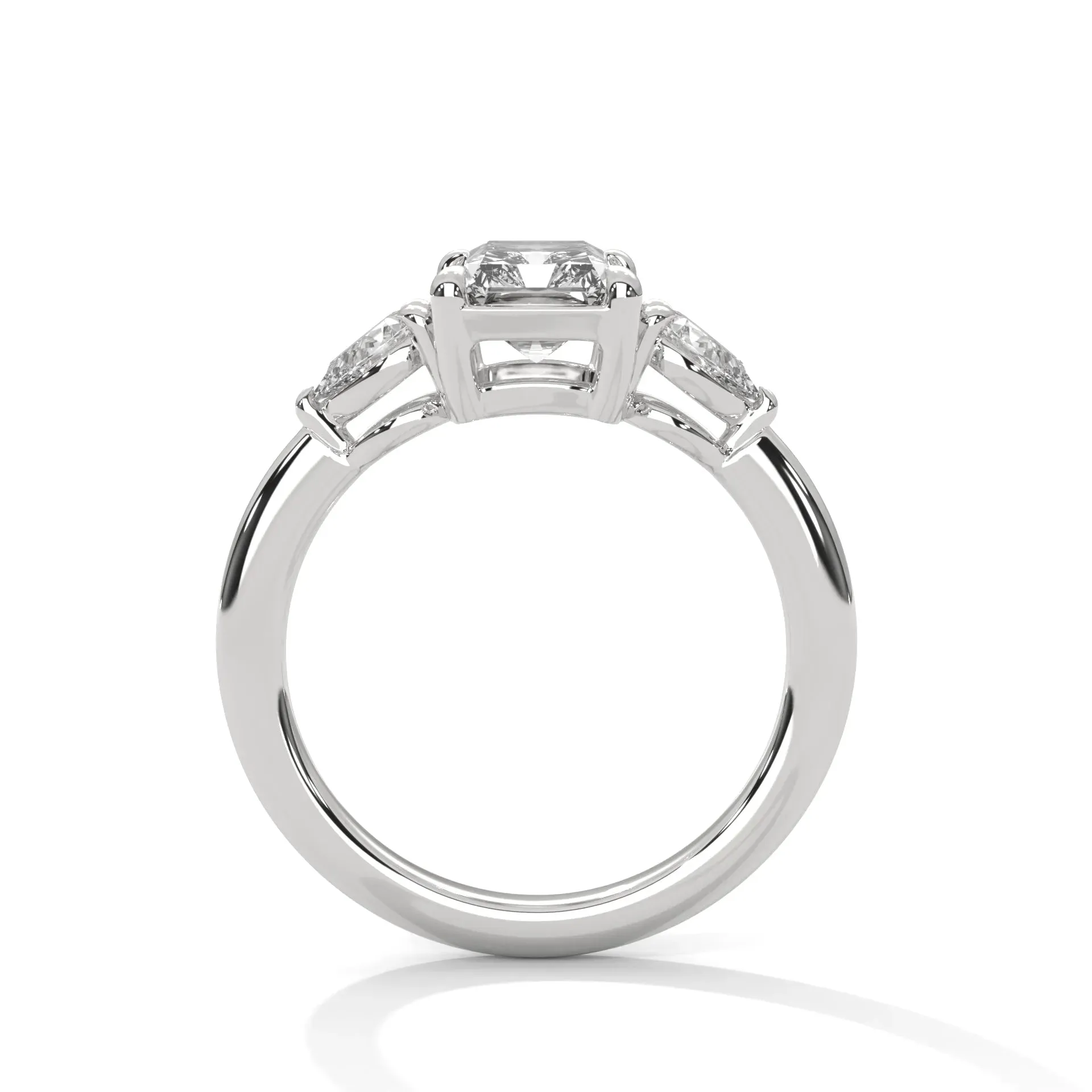 Three Stone Nova Diamond Ring Setting