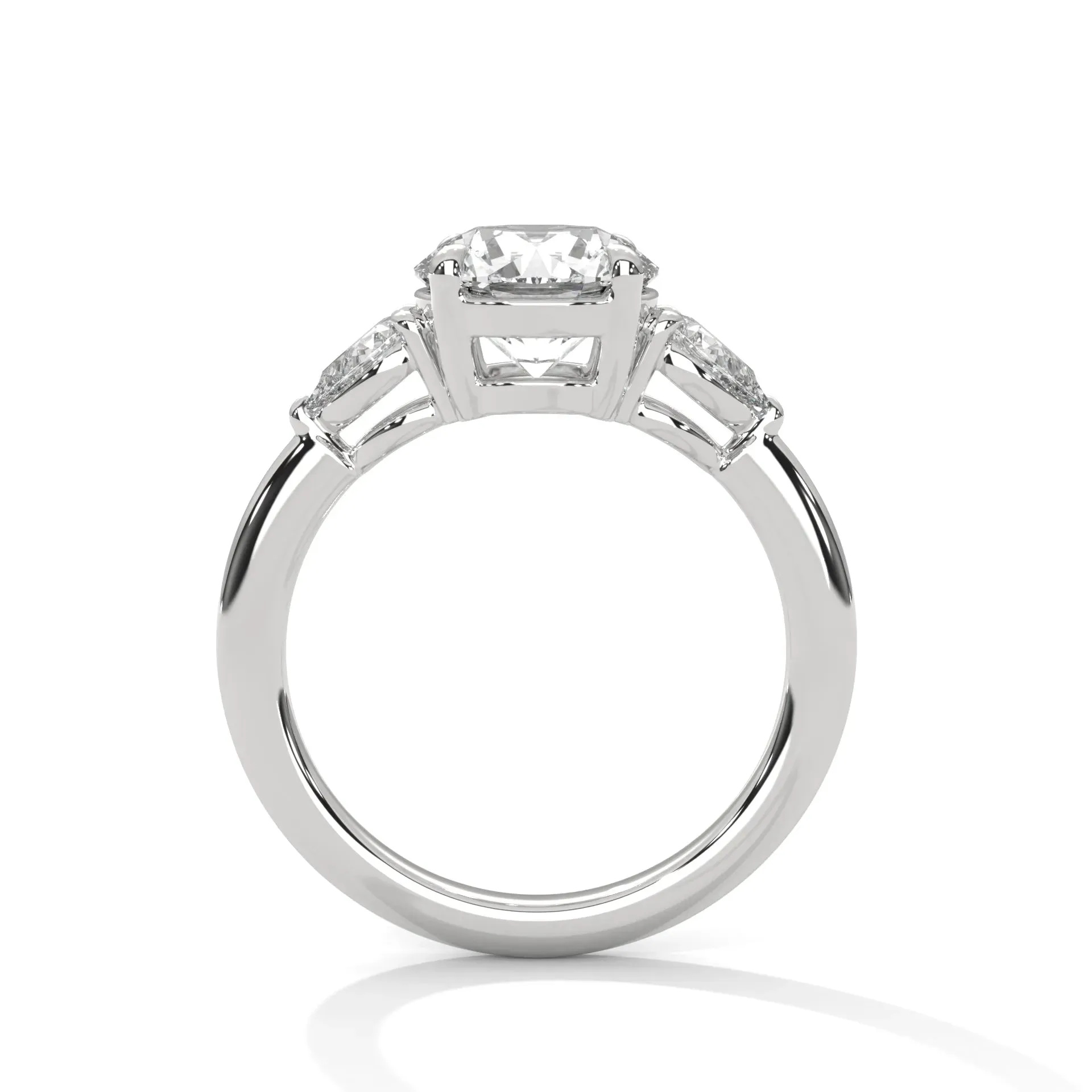 Three Stone Nova Diamond Ring Setting