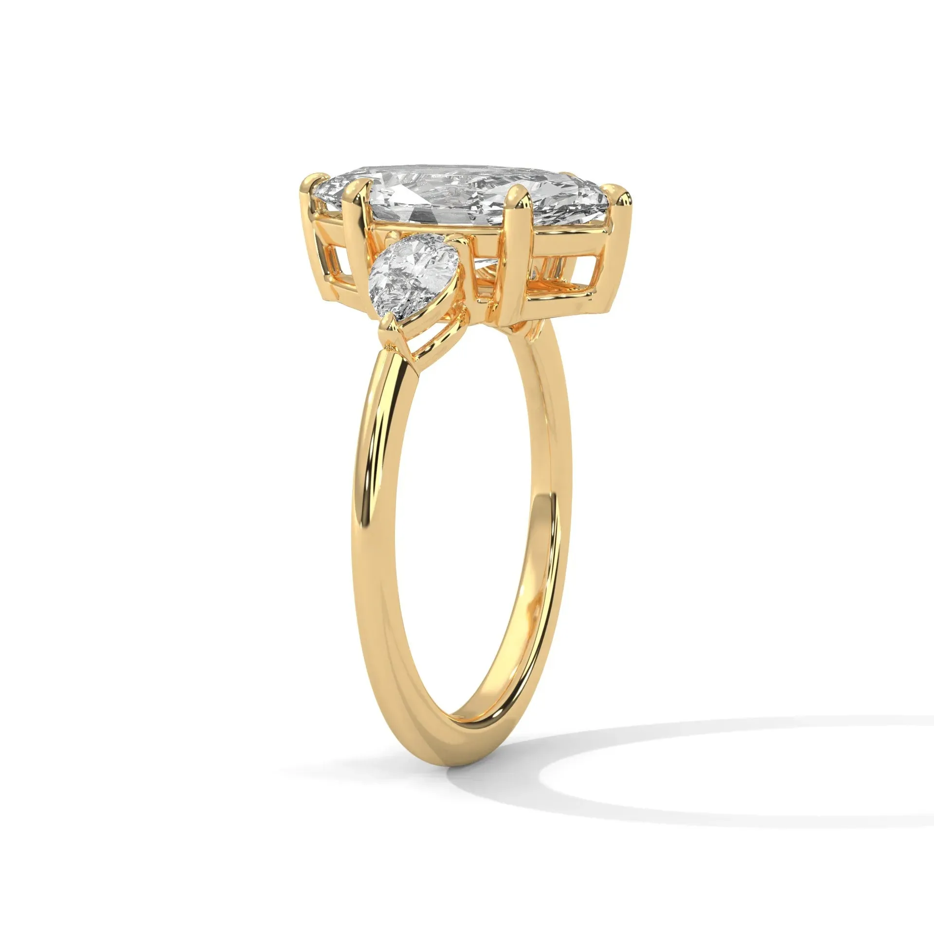 Three Stone Nova Diamond Ring Setting