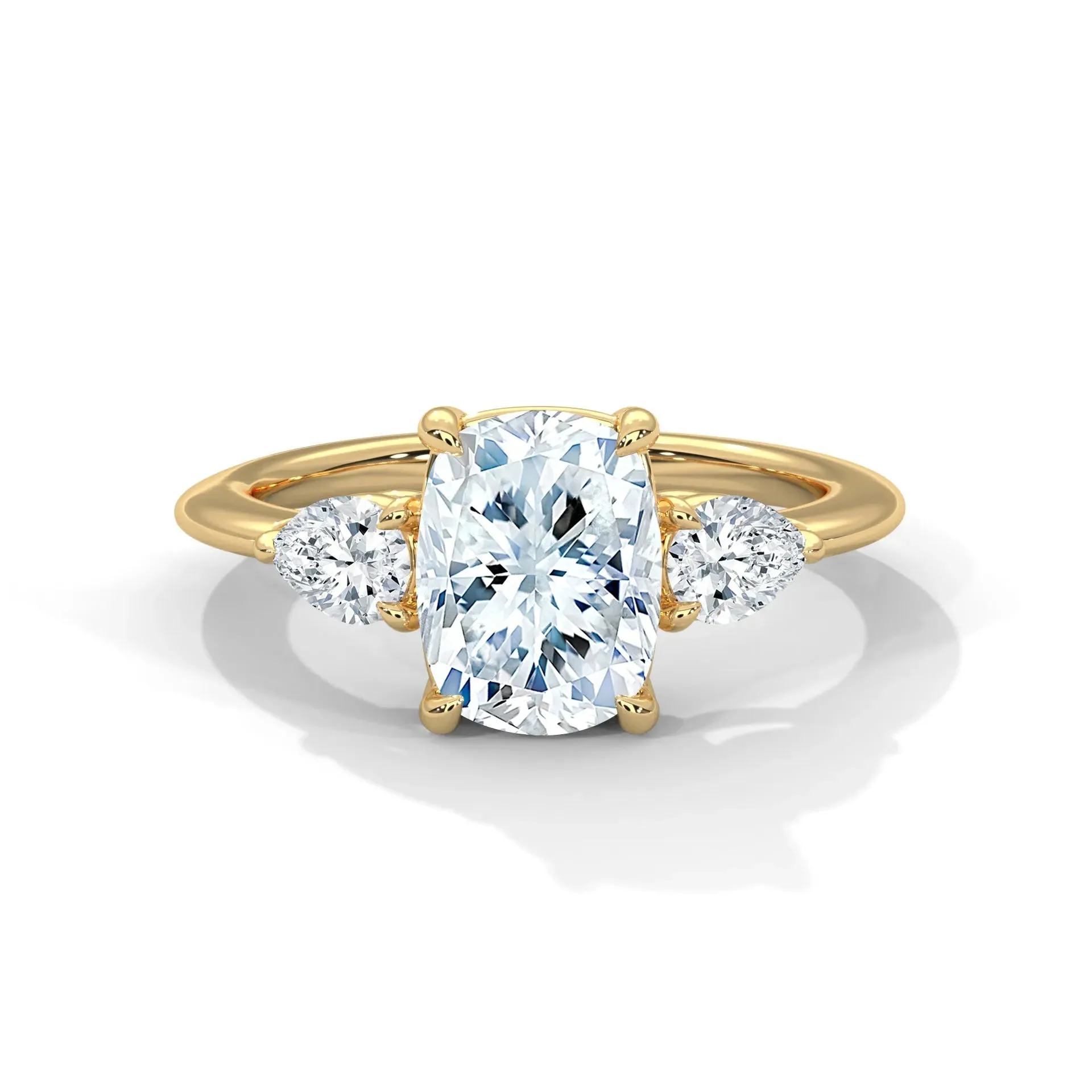 Three Stone Nova Diamond Ring Setting
