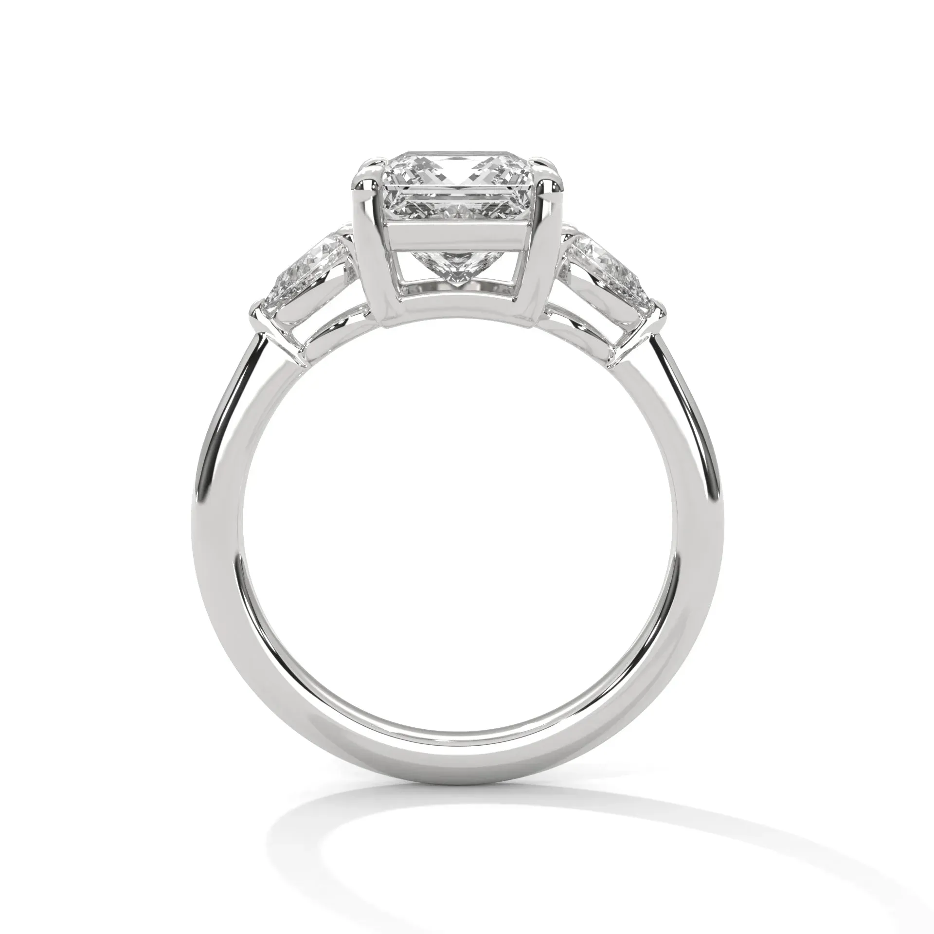 Three Stone Nova Diamond Ring Setting