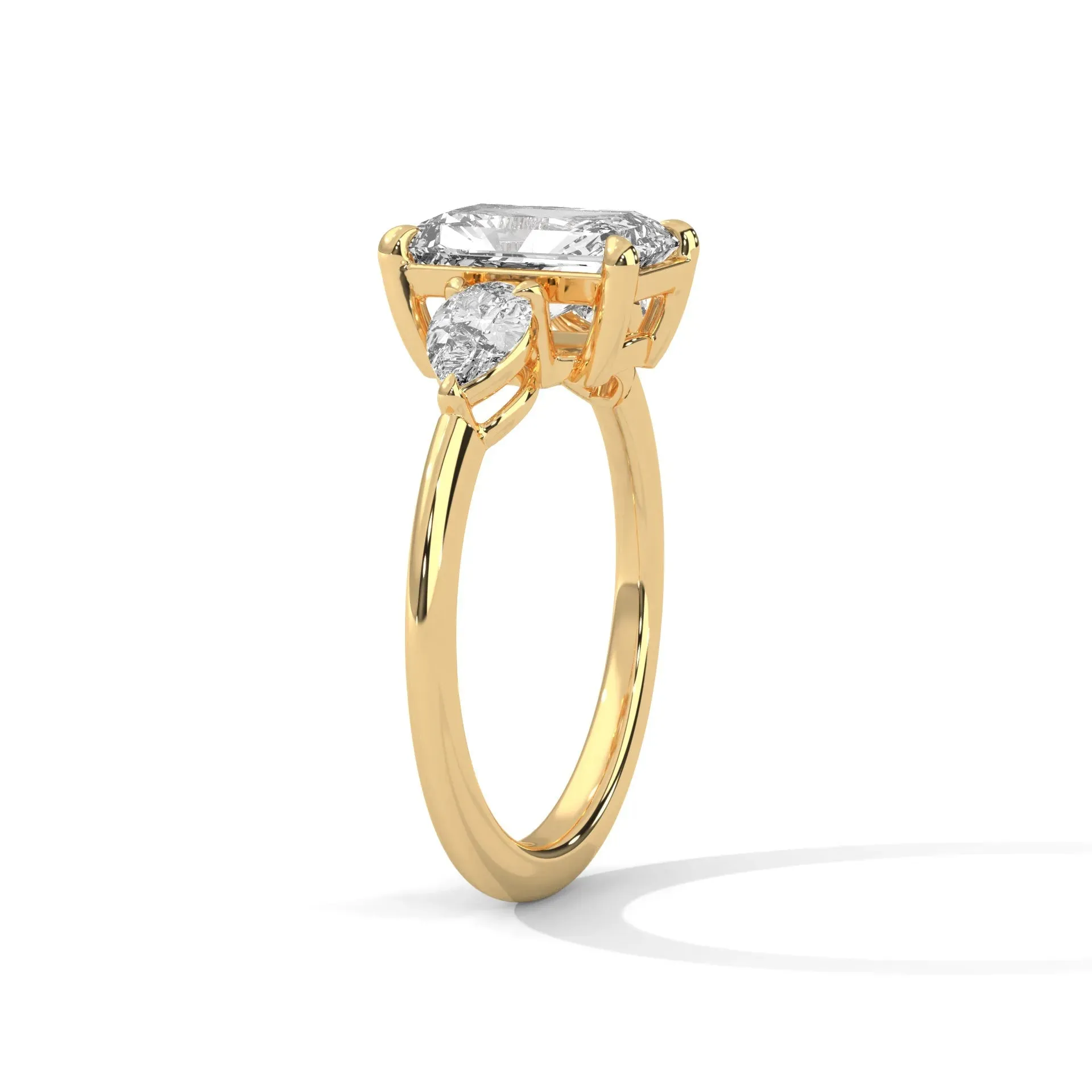 Three Stone Nova Diamond Ring Setting