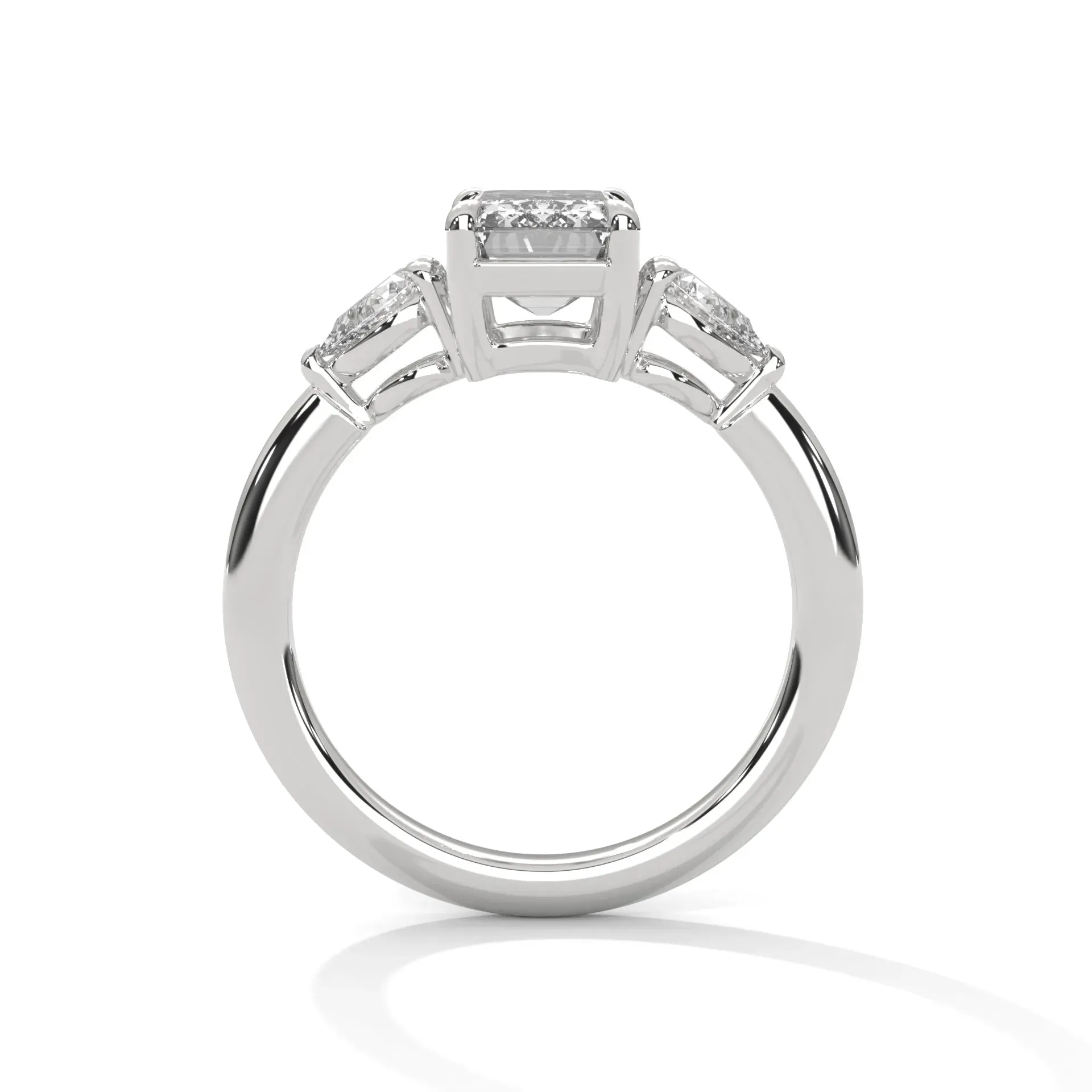 Three Stone Nova Diamond Ring Setting
