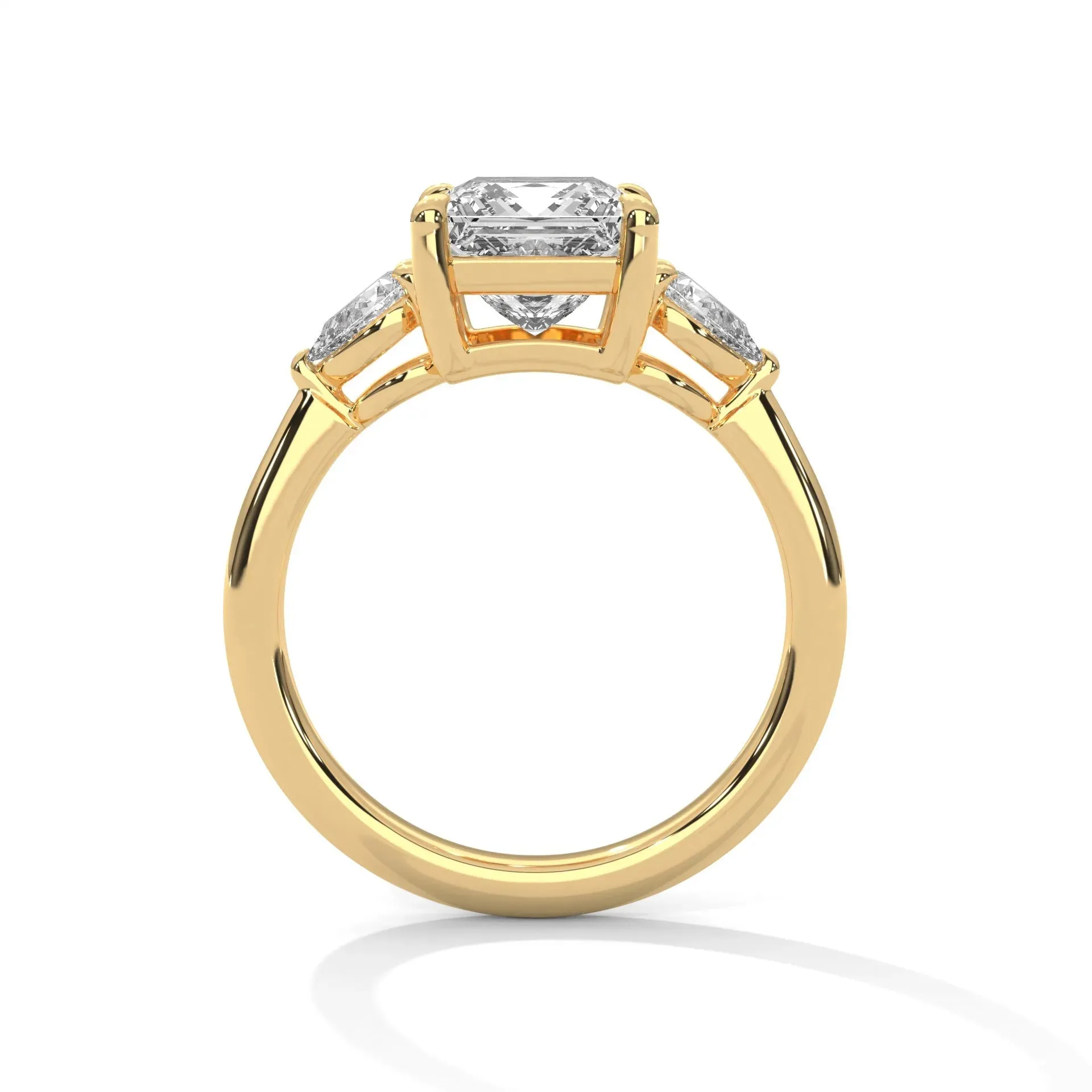 Three Stone Nova Diamond Ring Setting