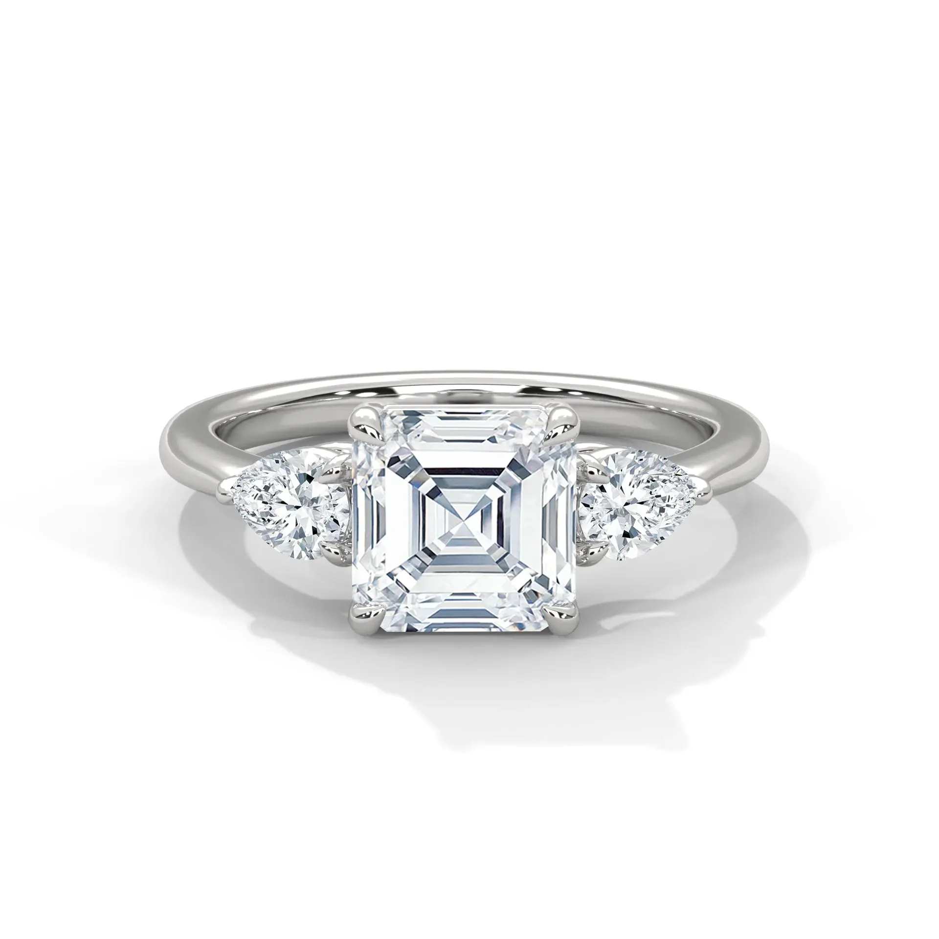 Three Stone Nova Diamond Ring Setting