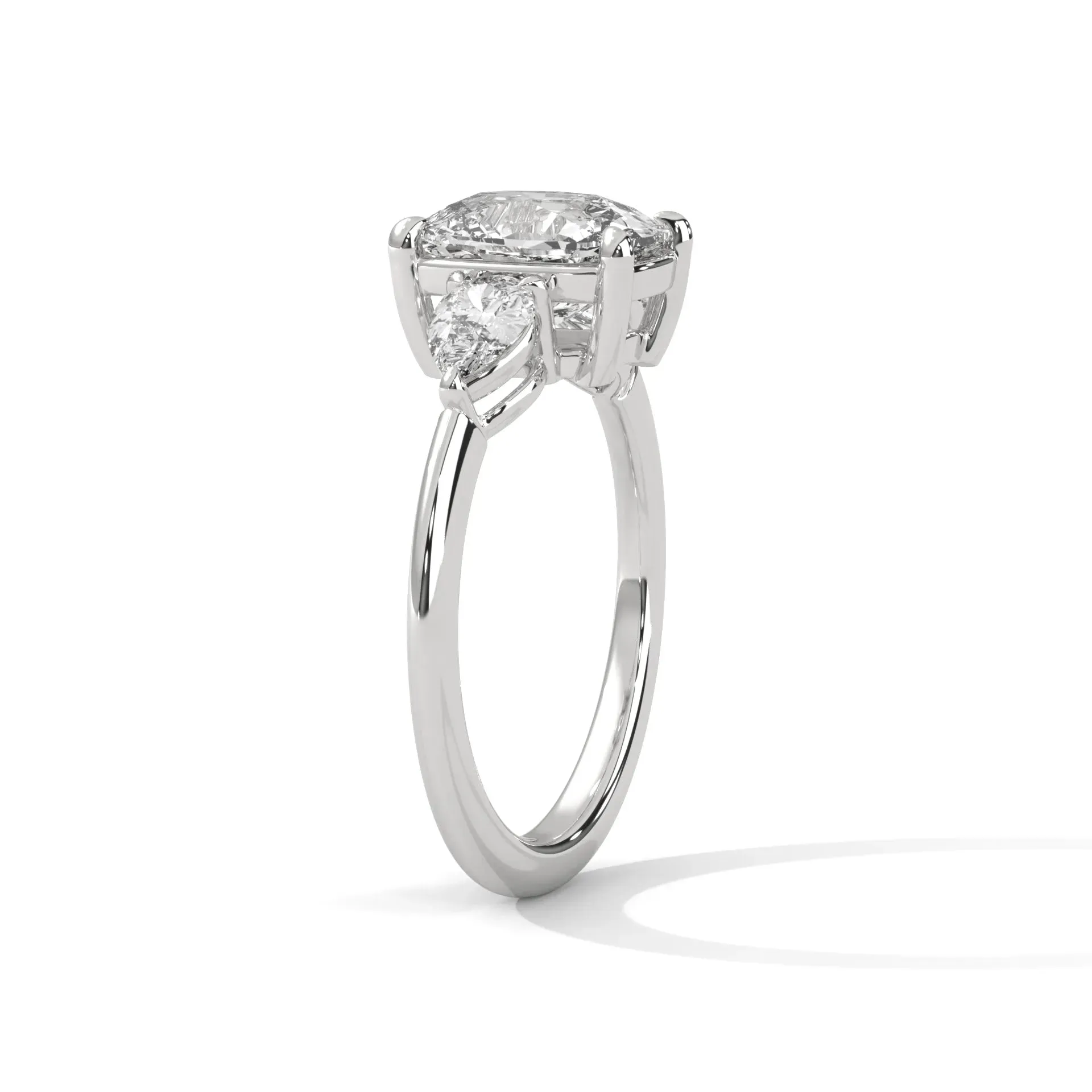 Three Stone Nova Diamond Ring Setting