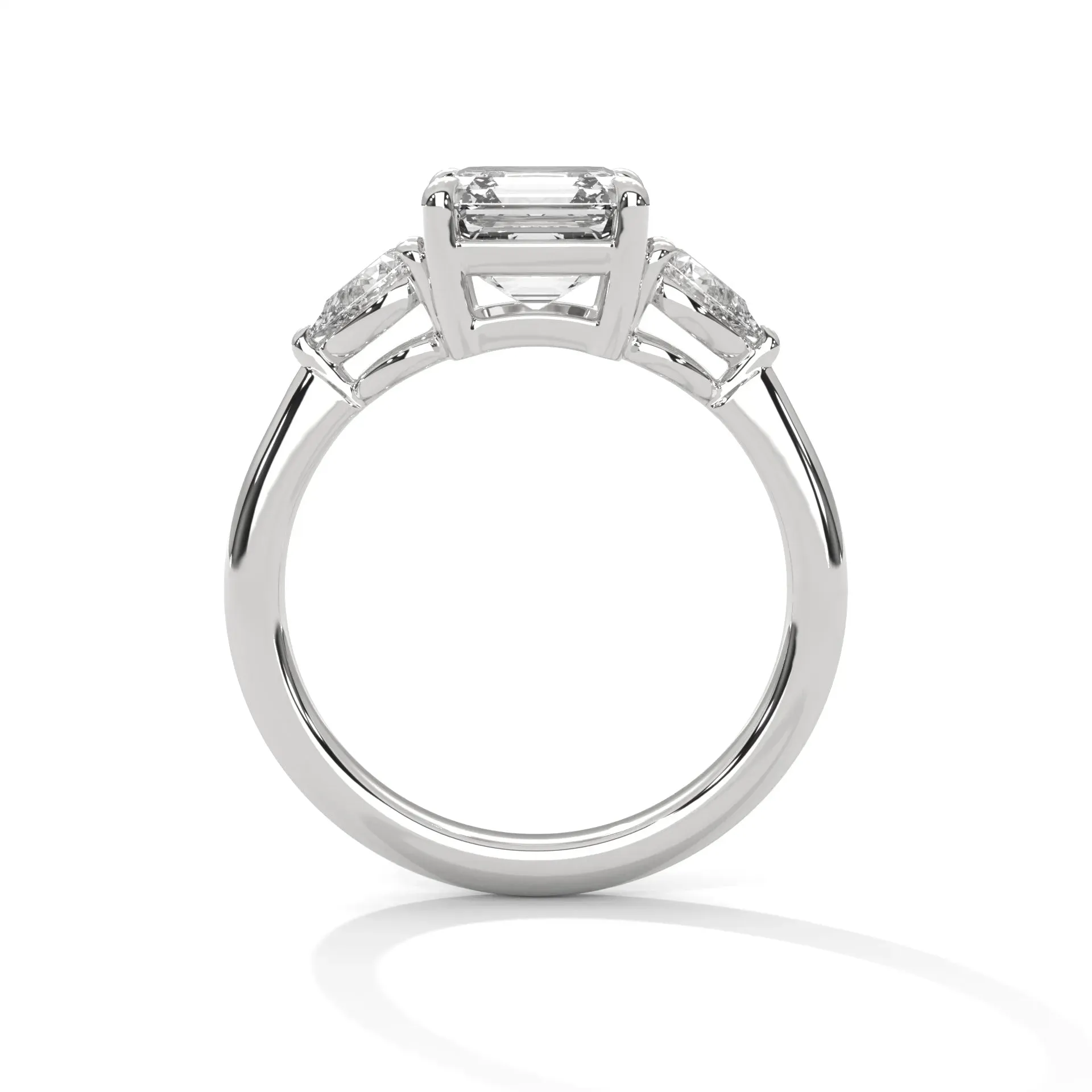 Three Stone Nova Diamond Ring Setting