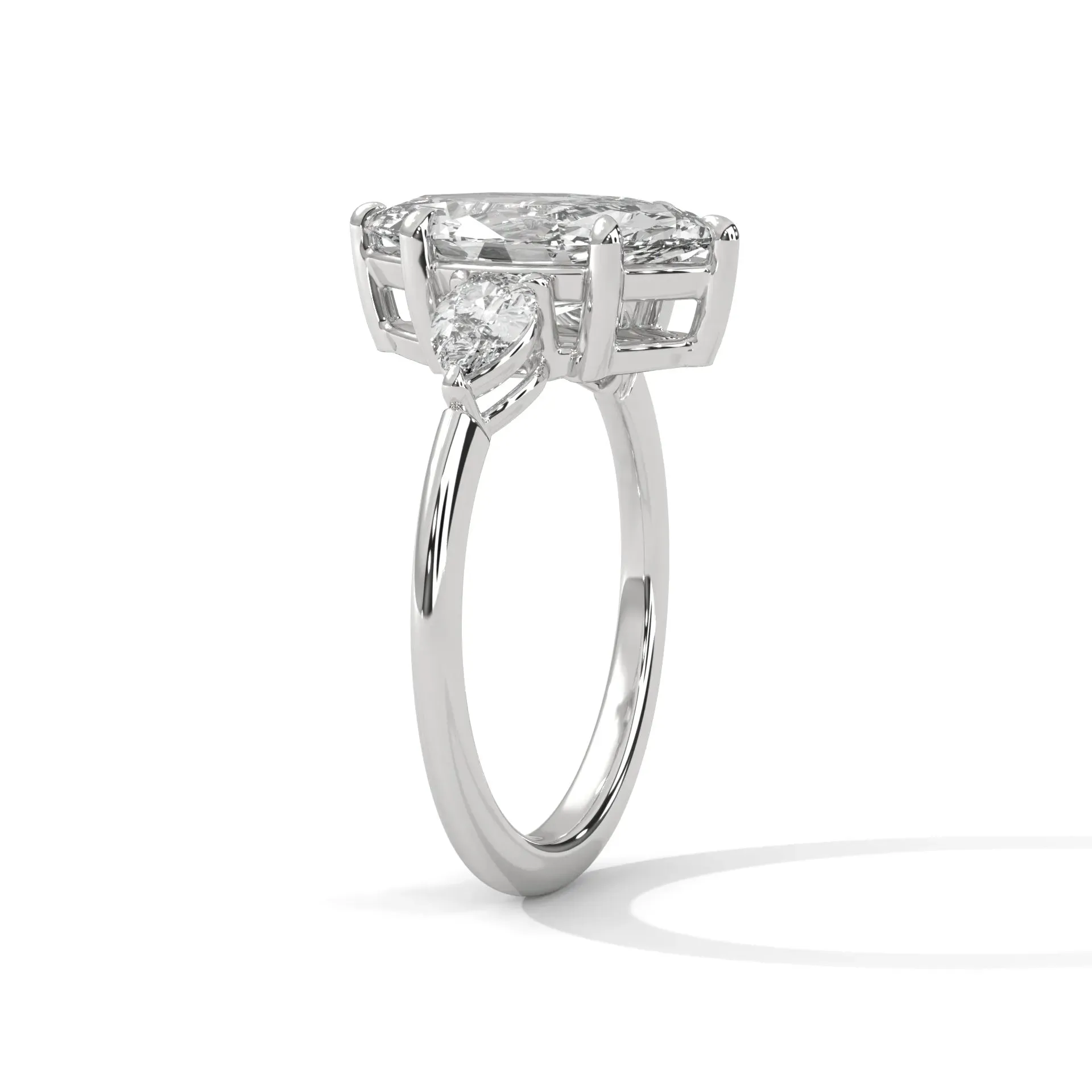 Three Stone Nova Diamond Ring Setting