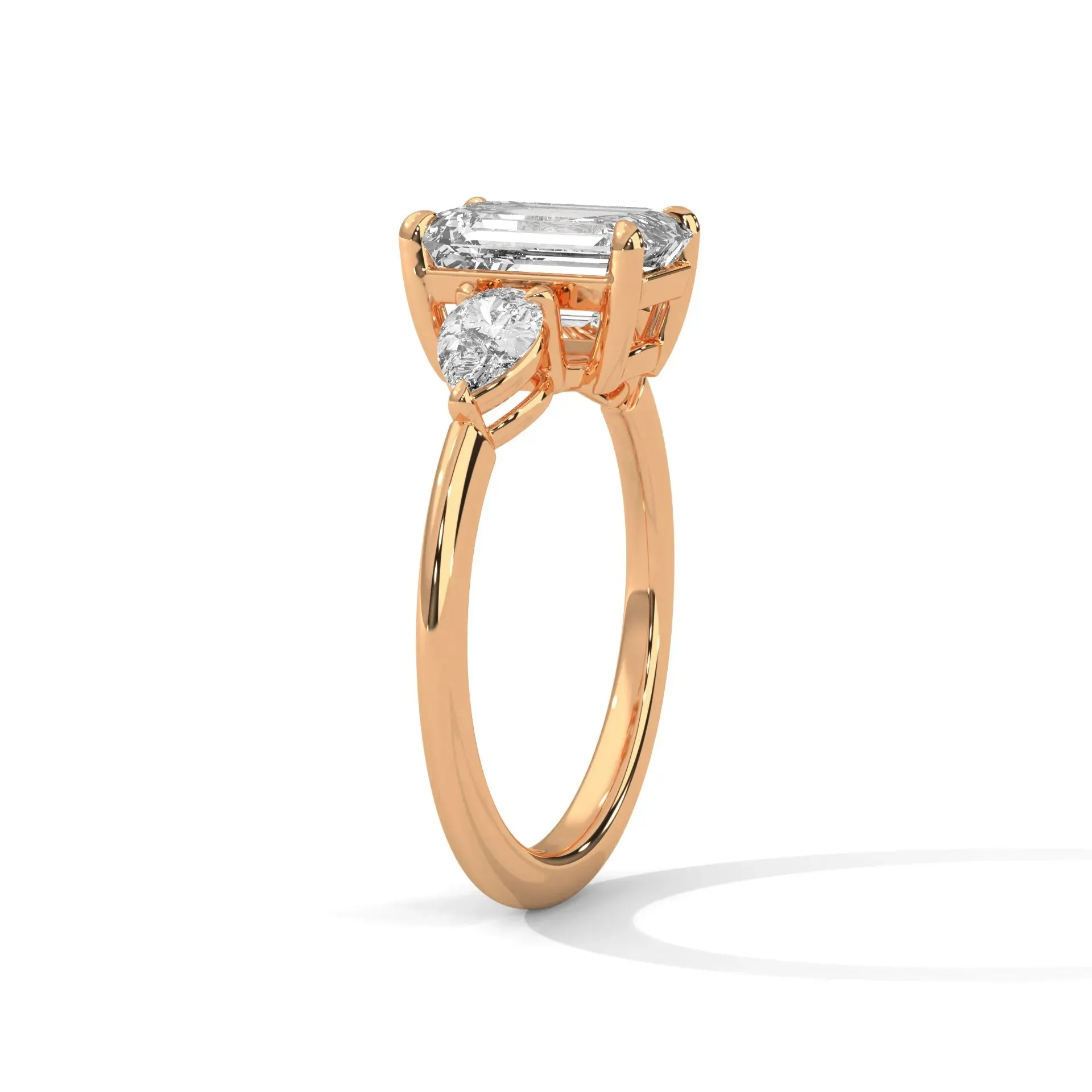 Three Stone Nova Diamond Ring Setting