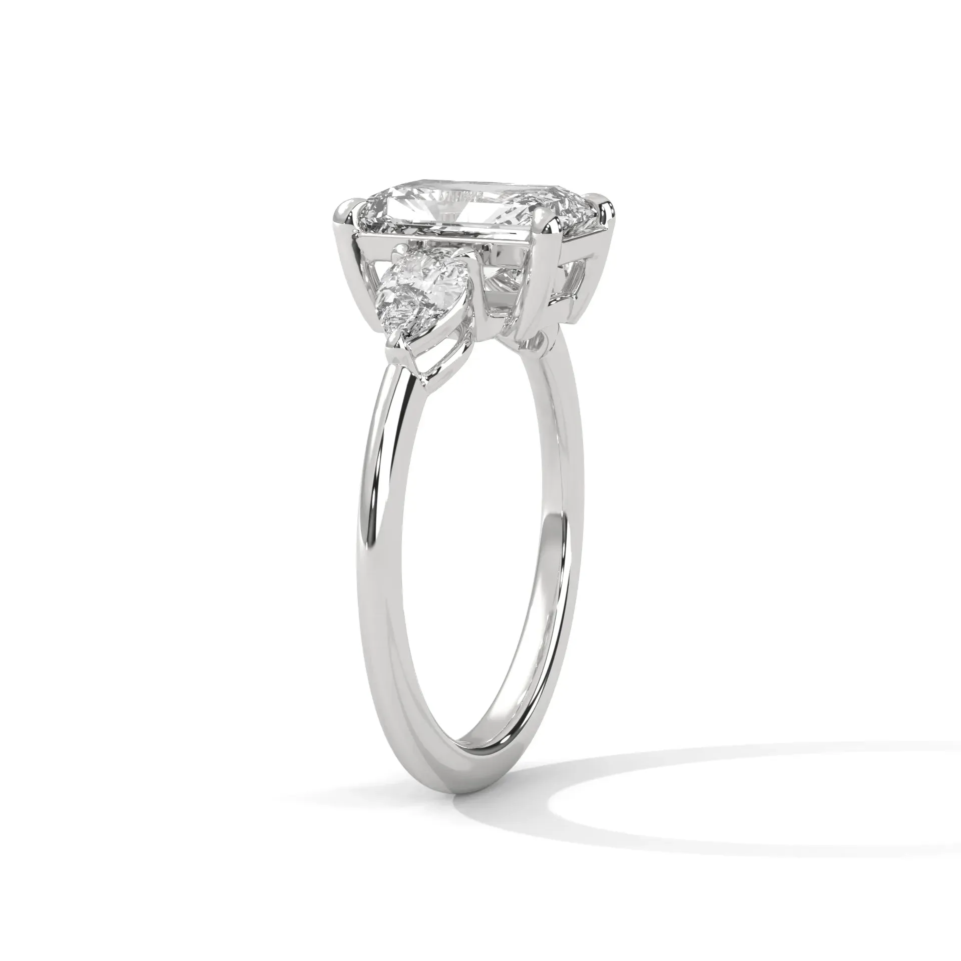 Three Stone Nova Diamond Ring Setting