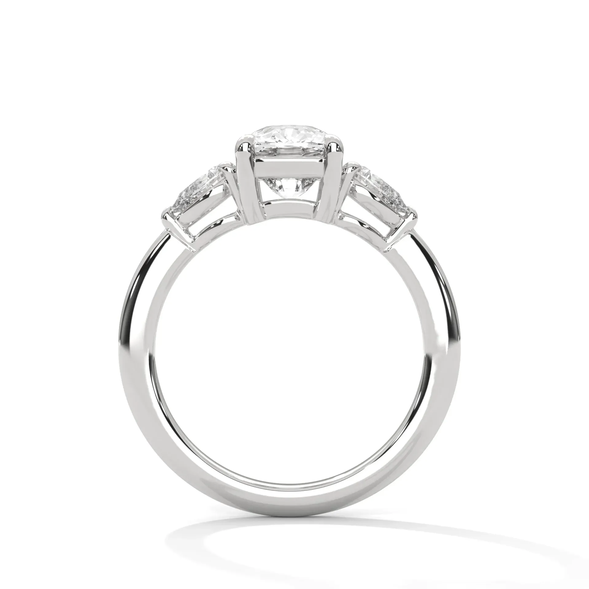 Three Stone Nova Diamond Ring Setting