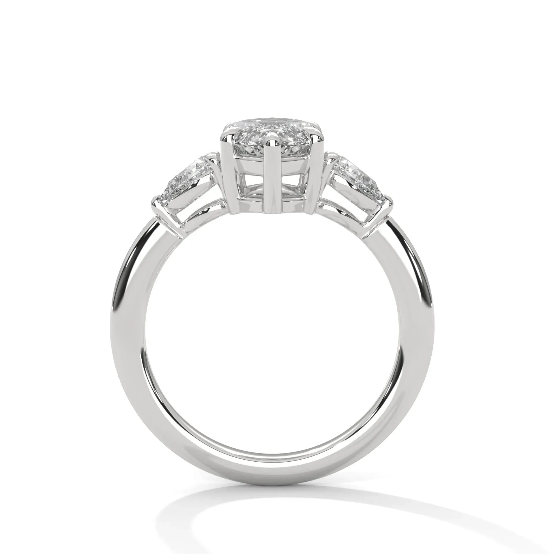 Three Stone Nova Diamond Ring Setting