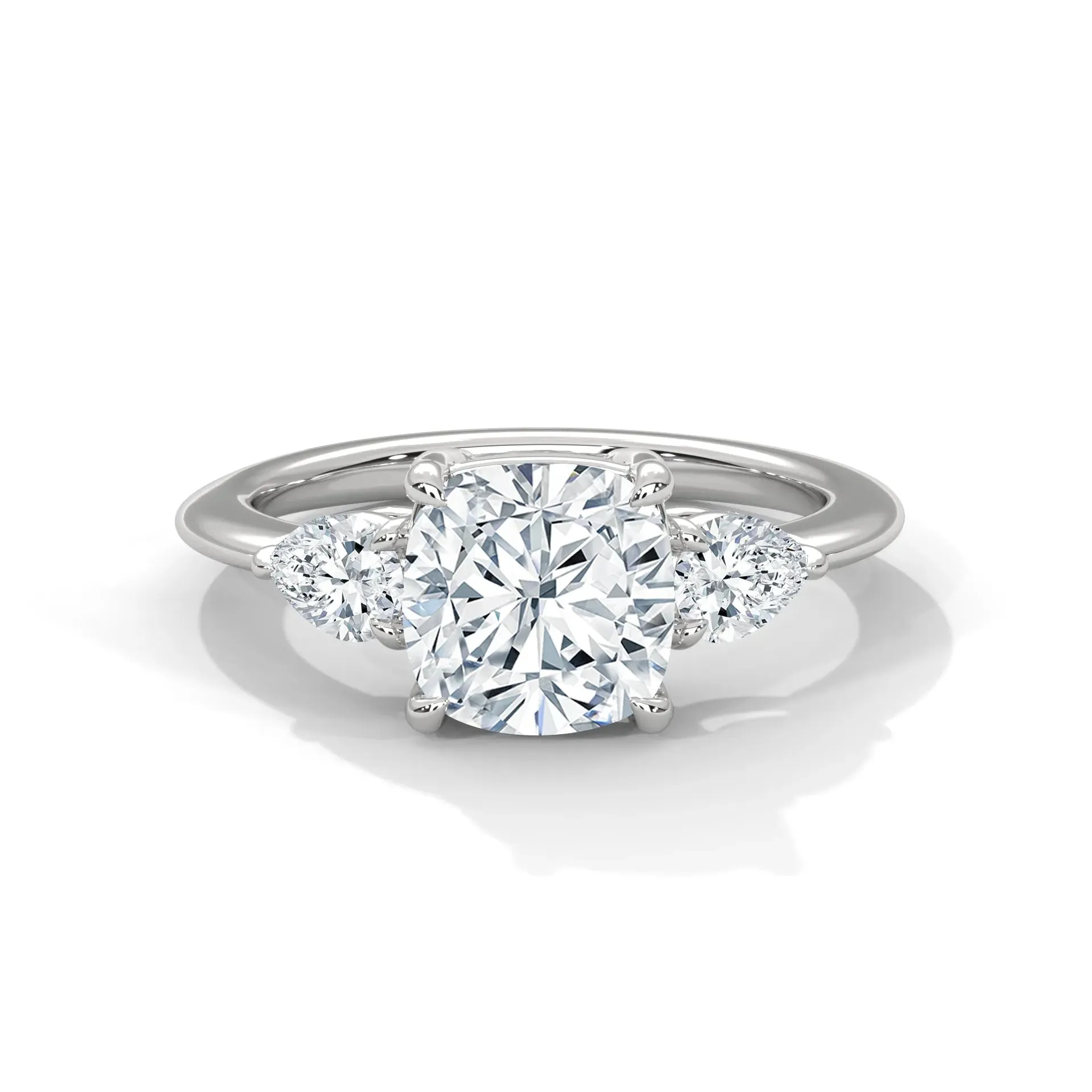 Three Stone Nova Diamond Ring Setting