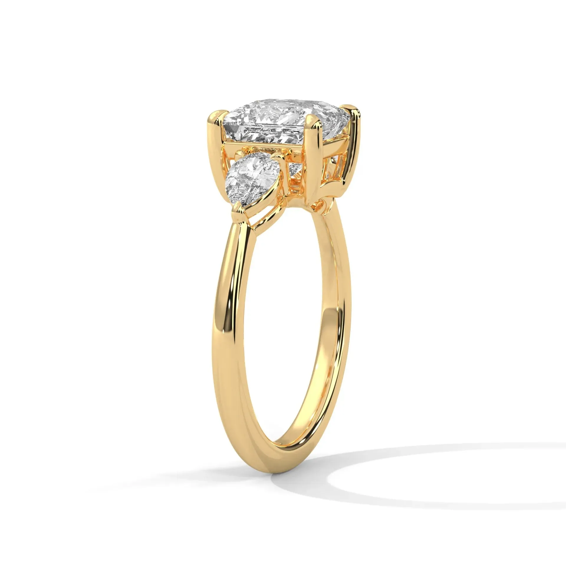 Three Stone Nova Diamond Ring Setting