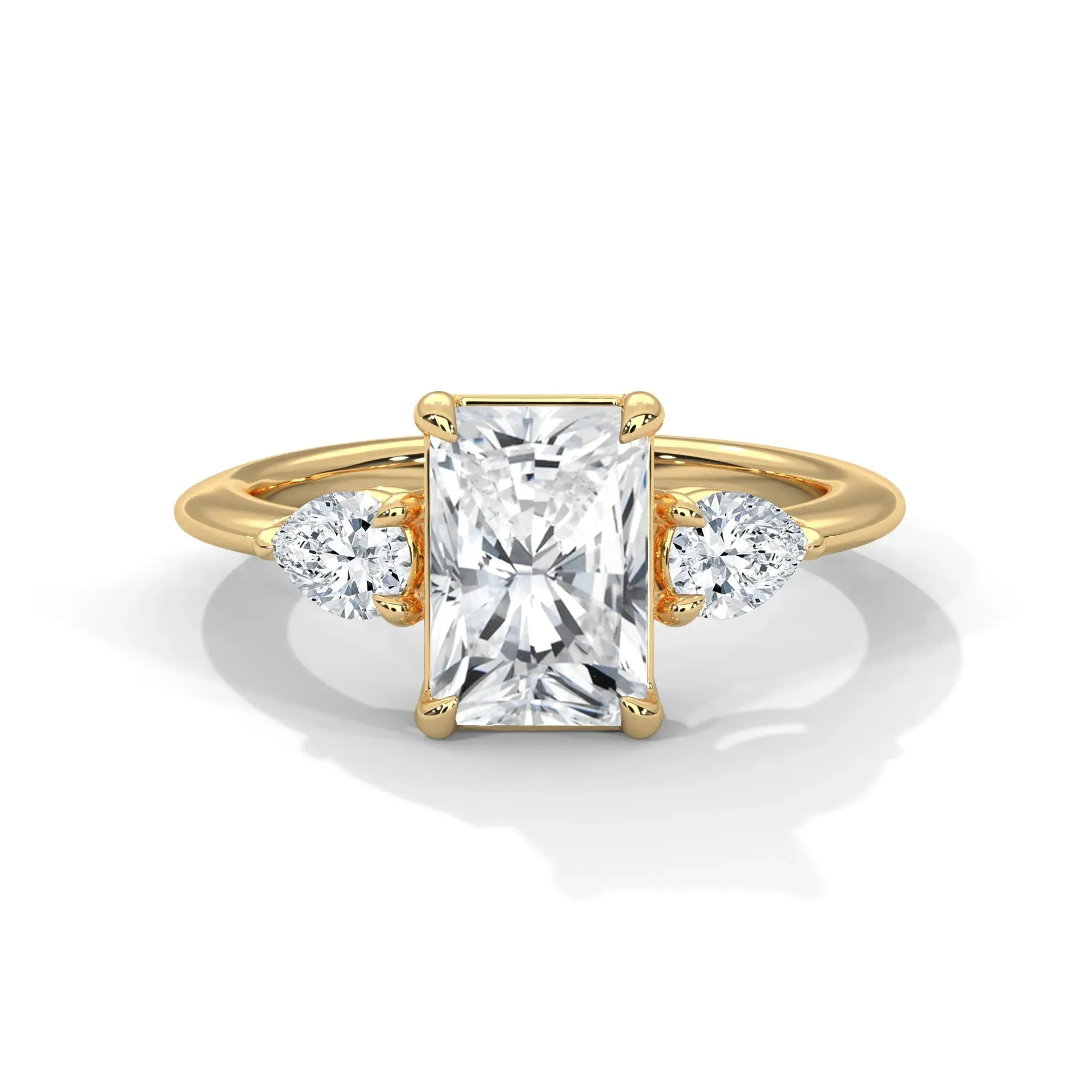 Three Stone Nova Diamond Ring Setting