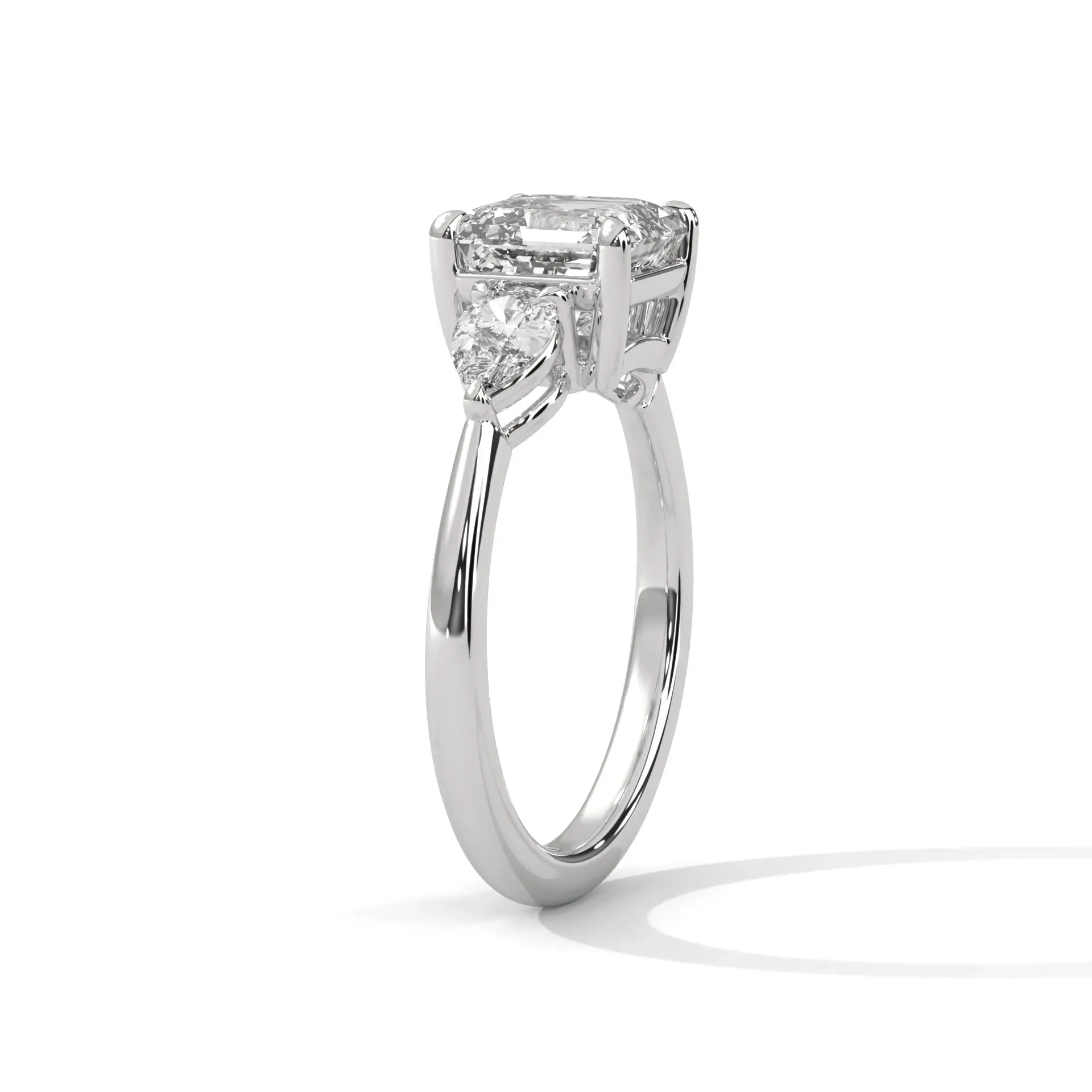 Three Stone Nova Diamond Ring Setting