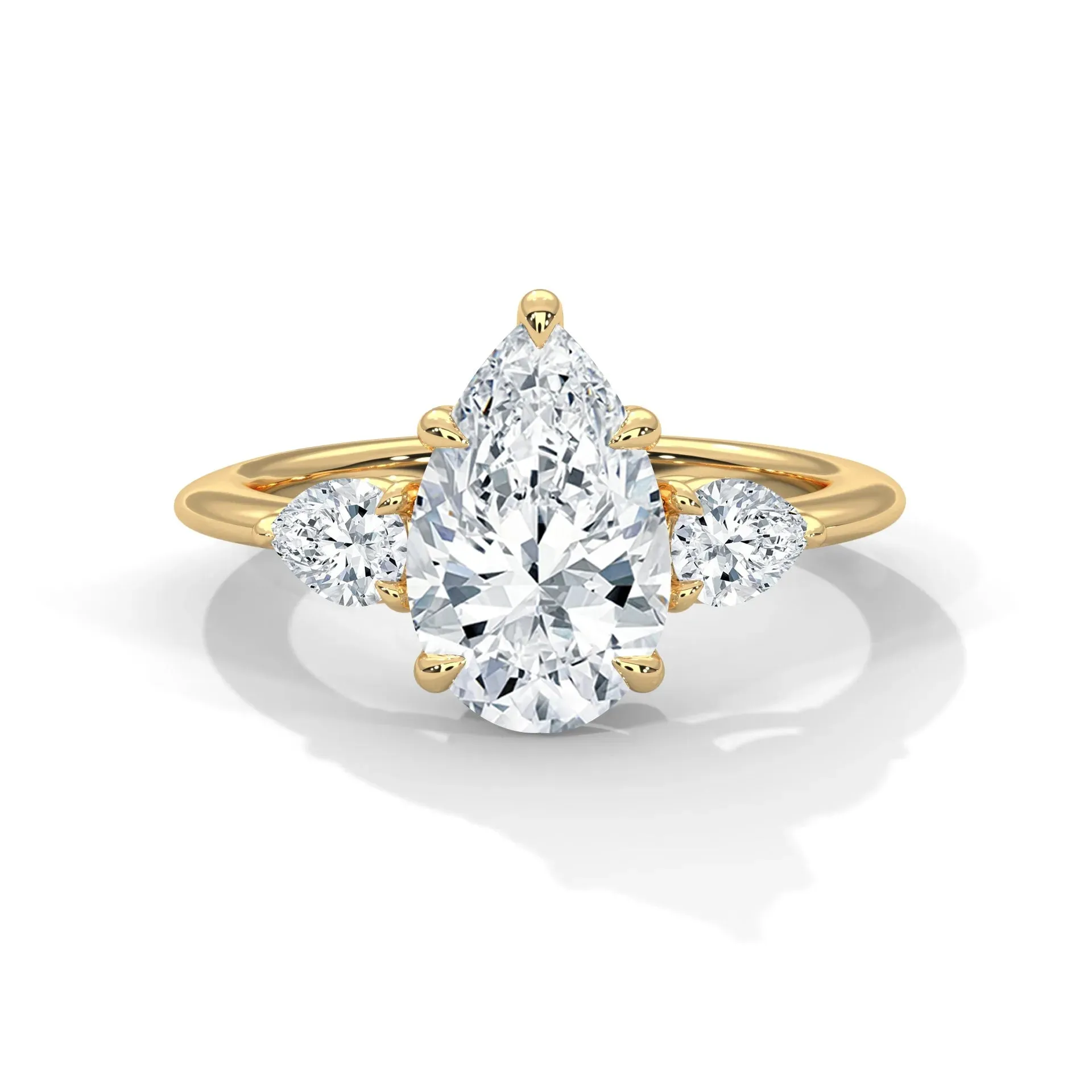 Three Stone Nova Diamond Ring Setting